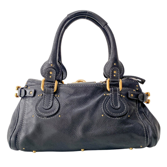 Paddington Leather Hand bag Black