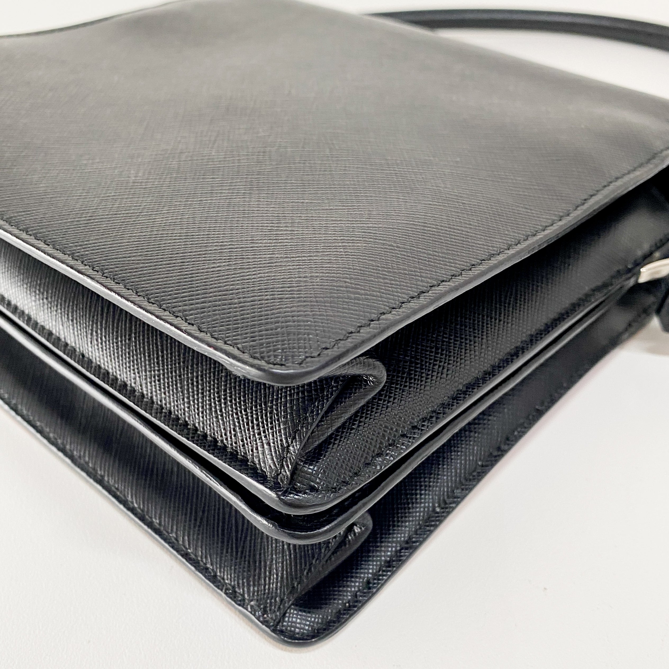 Saffiano Leather Illustration Bag