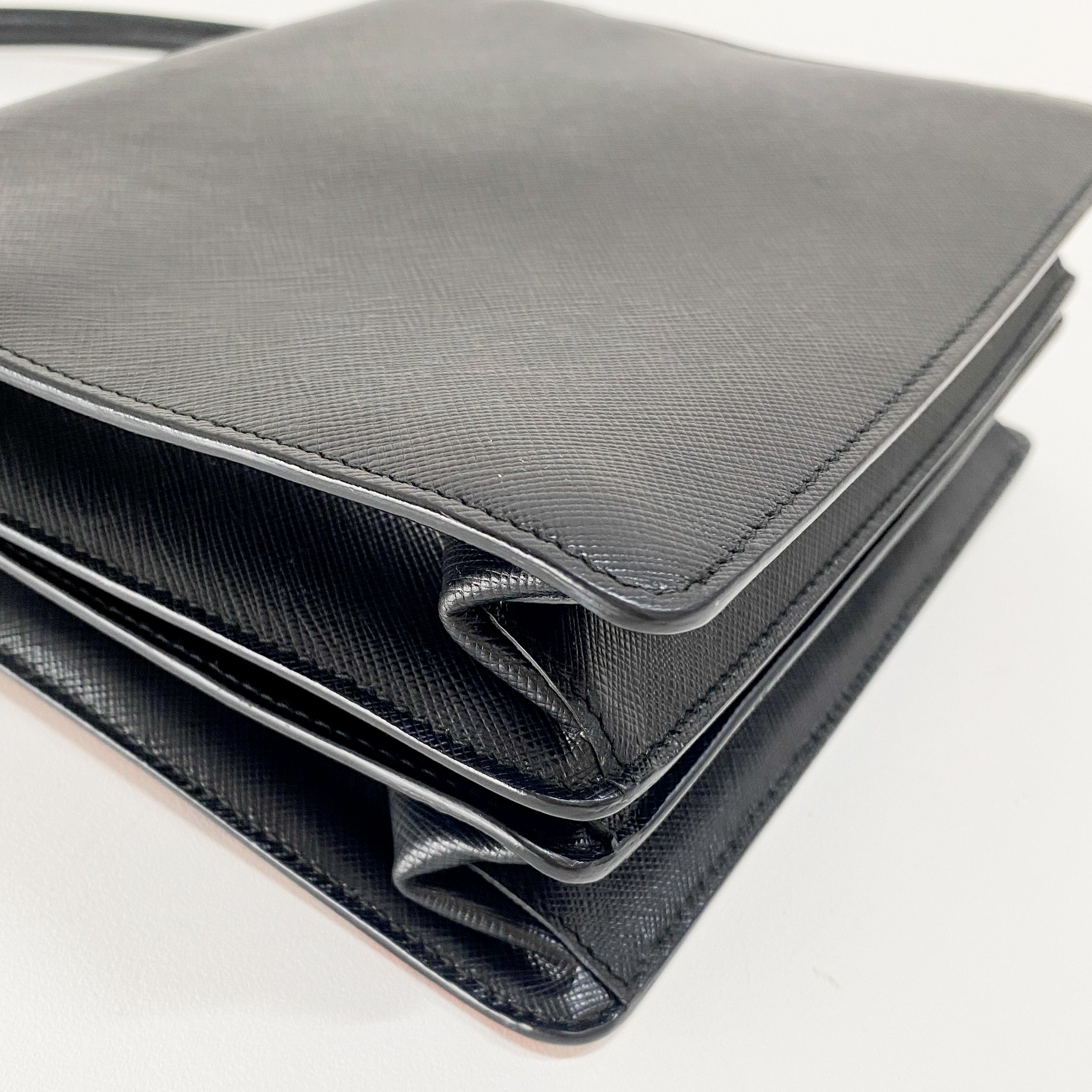 Saffiano Leather Illustration Bag