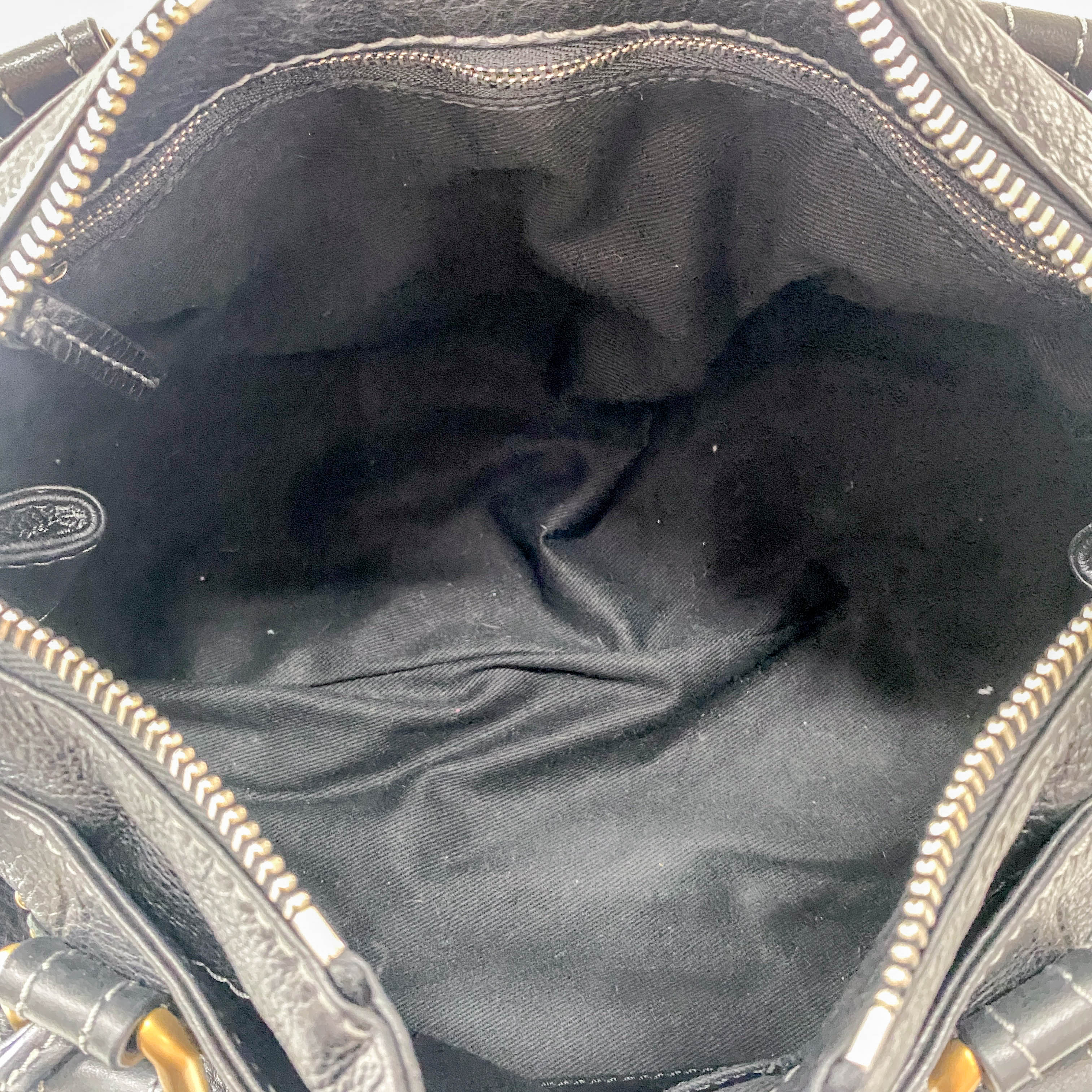 Paddington Leather Hand bag Black