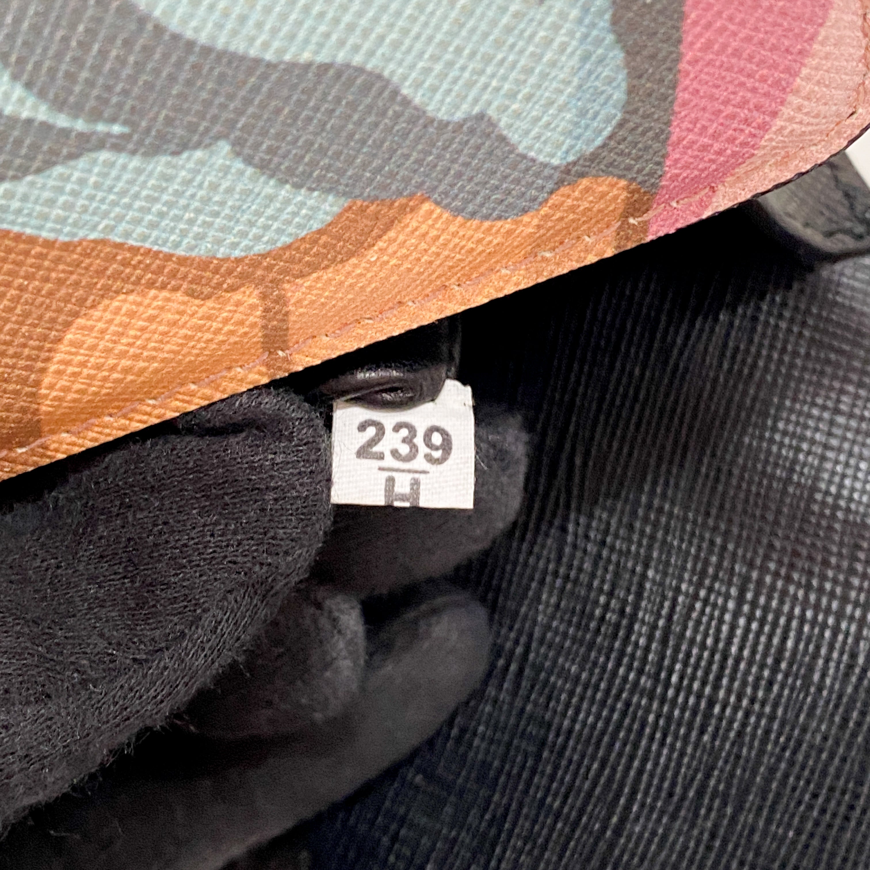 Saffiano Leather Illustration Bag