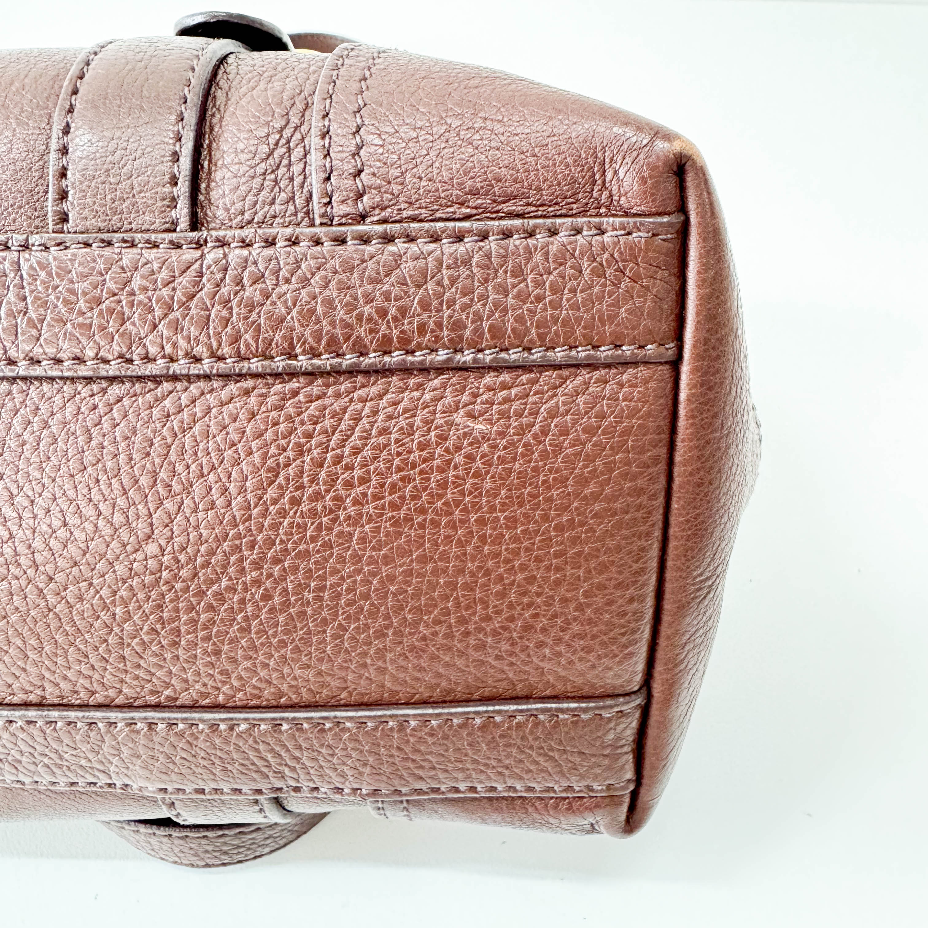 Brown Leather Shoulder Bag