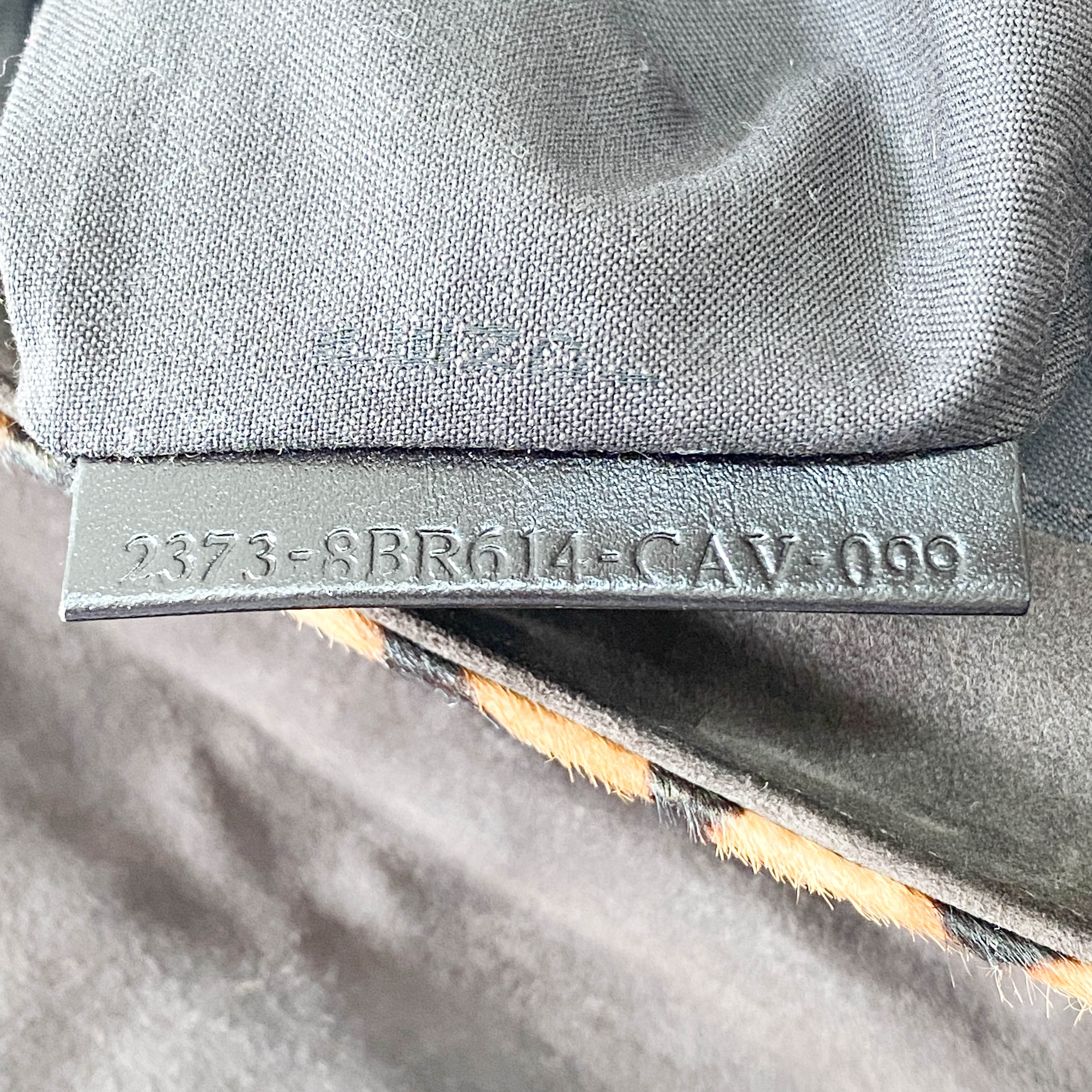 Big Mamma Baguette Leopard Pony Hair Shoulder Bag