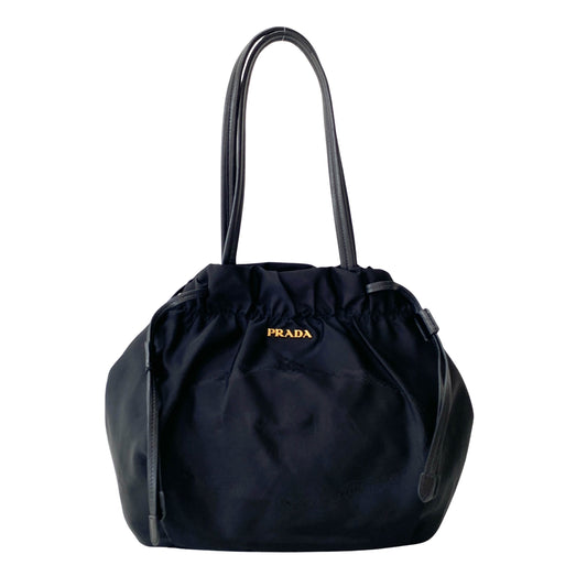 Black Nylon Shoulder Bag