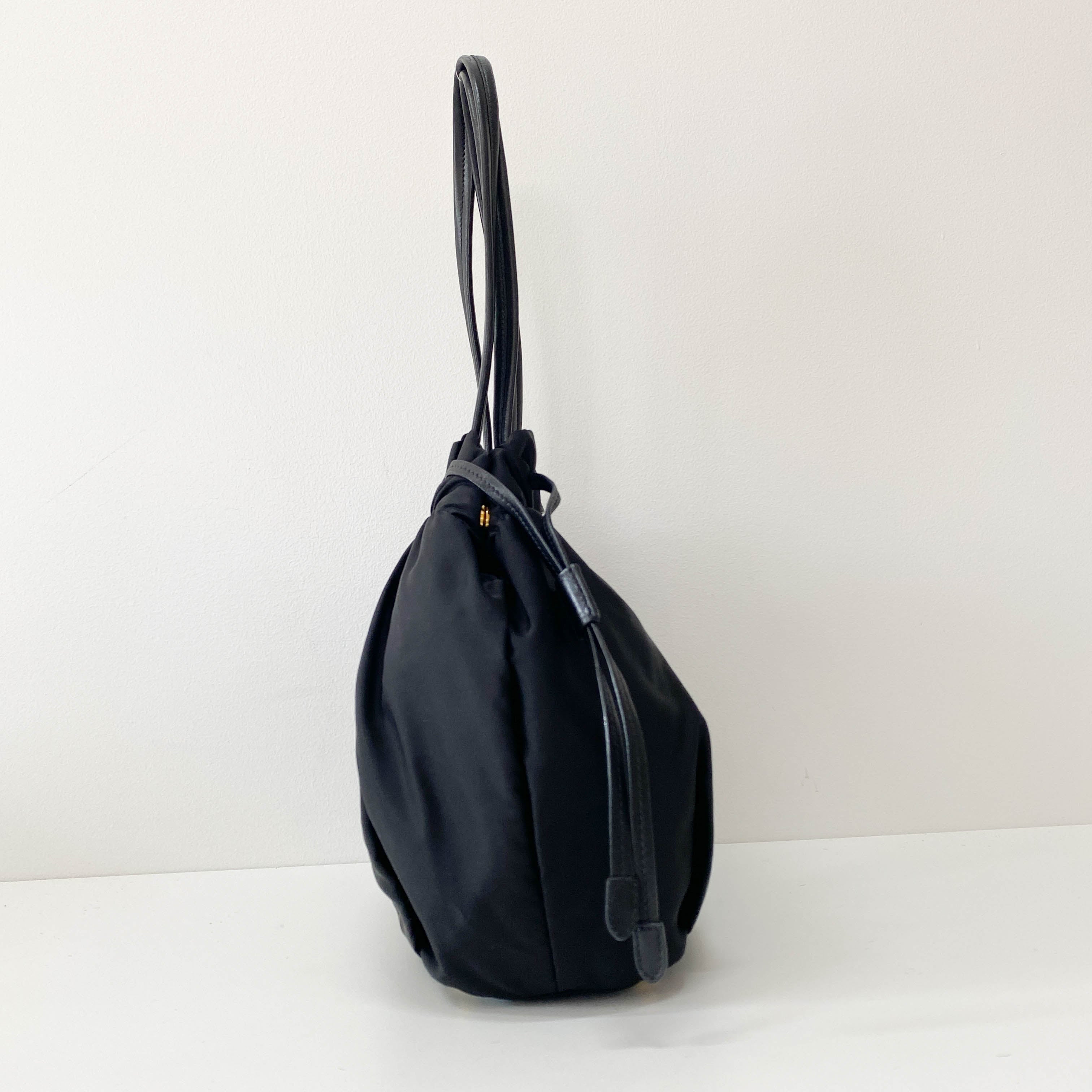 Black Nylon Shoulder Bag