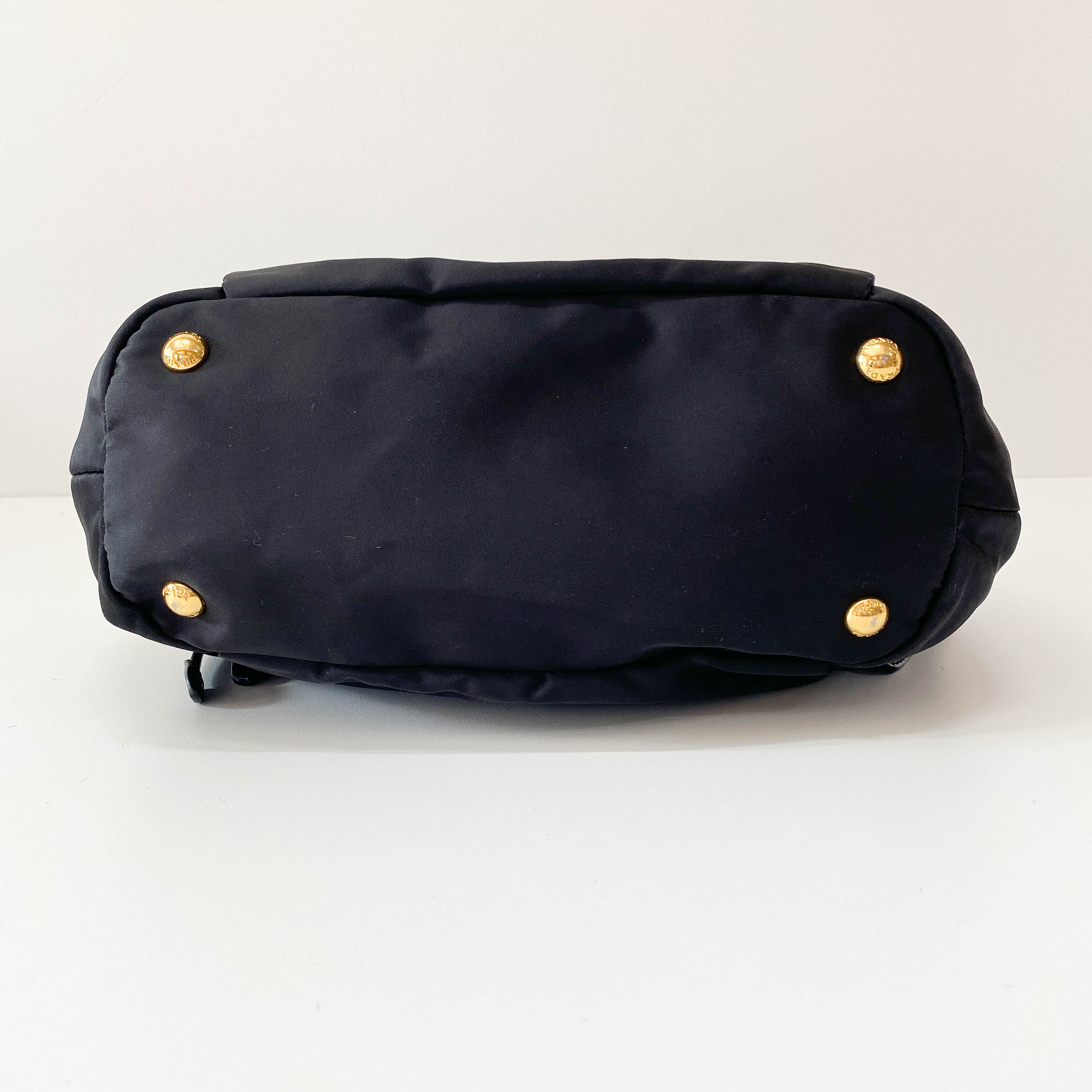 Black Nylon Shoulder Bag