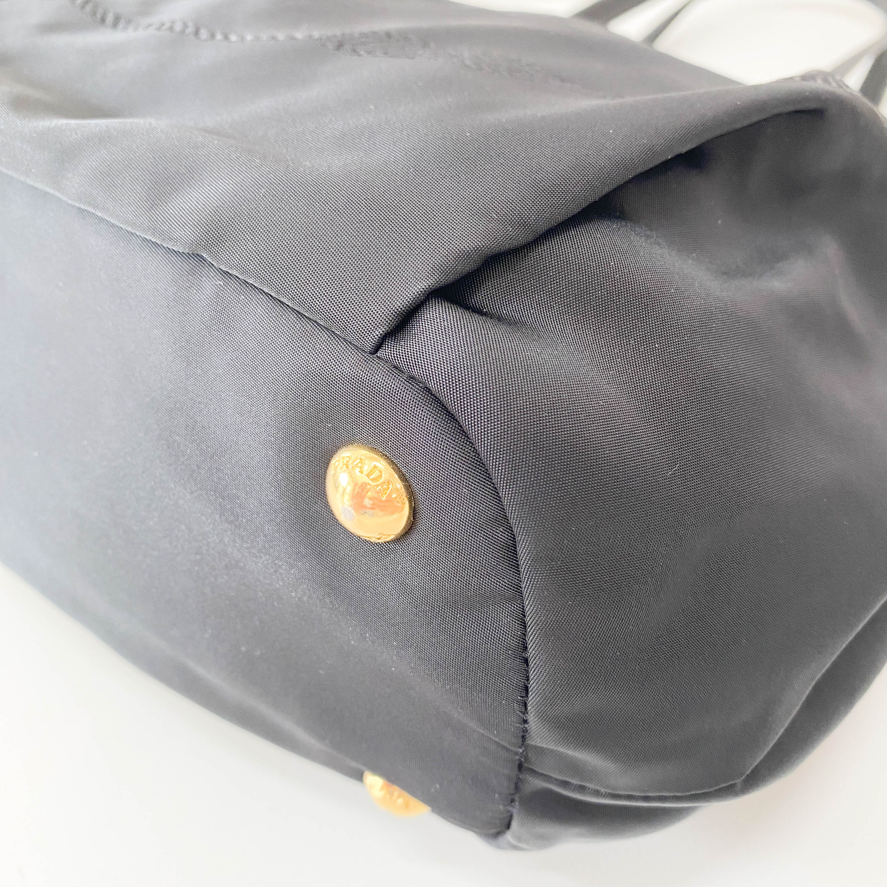 Black Nylon Shoulder Bag