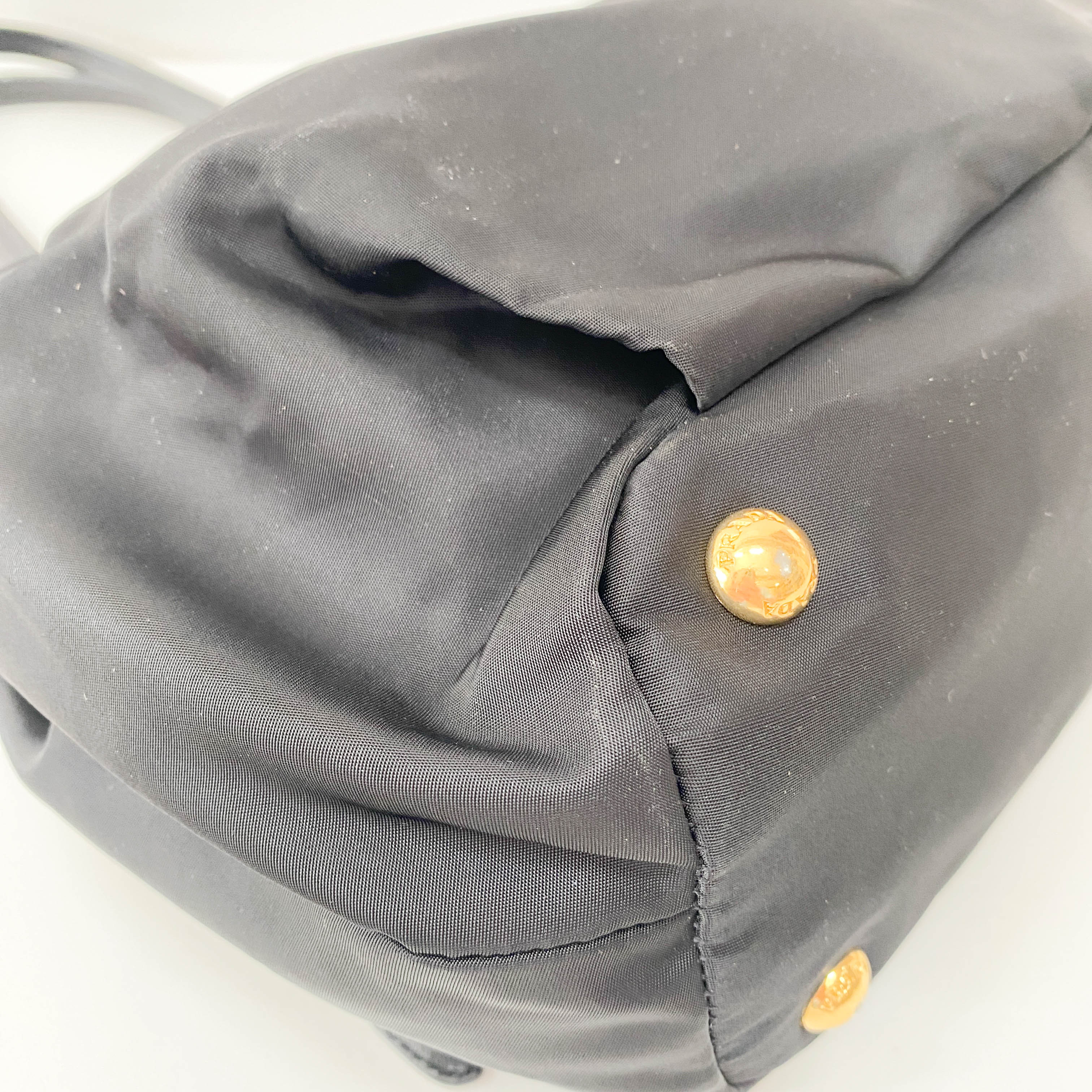 Black Nylon Shoulder Bag