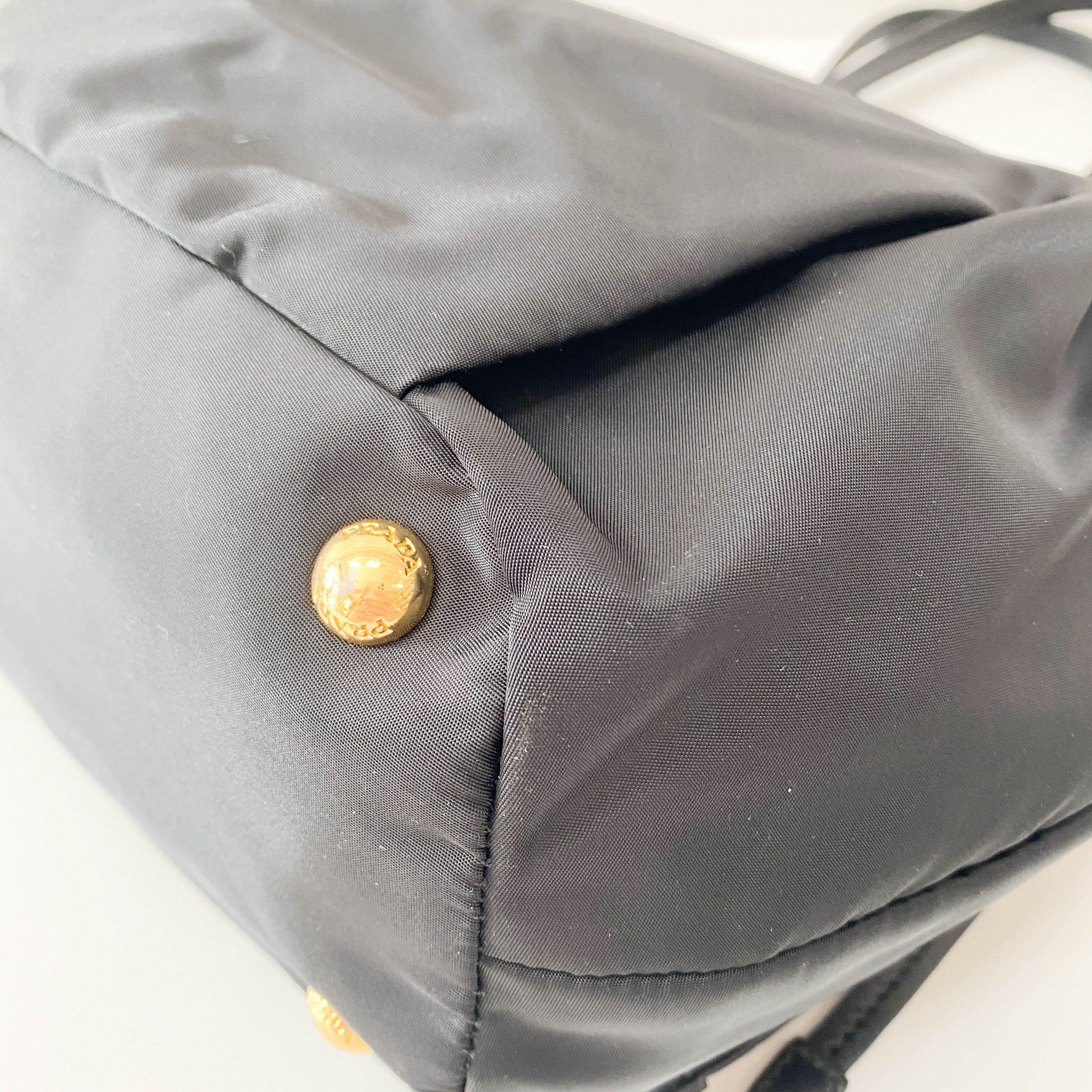 Black Nylon Shoulder Bag