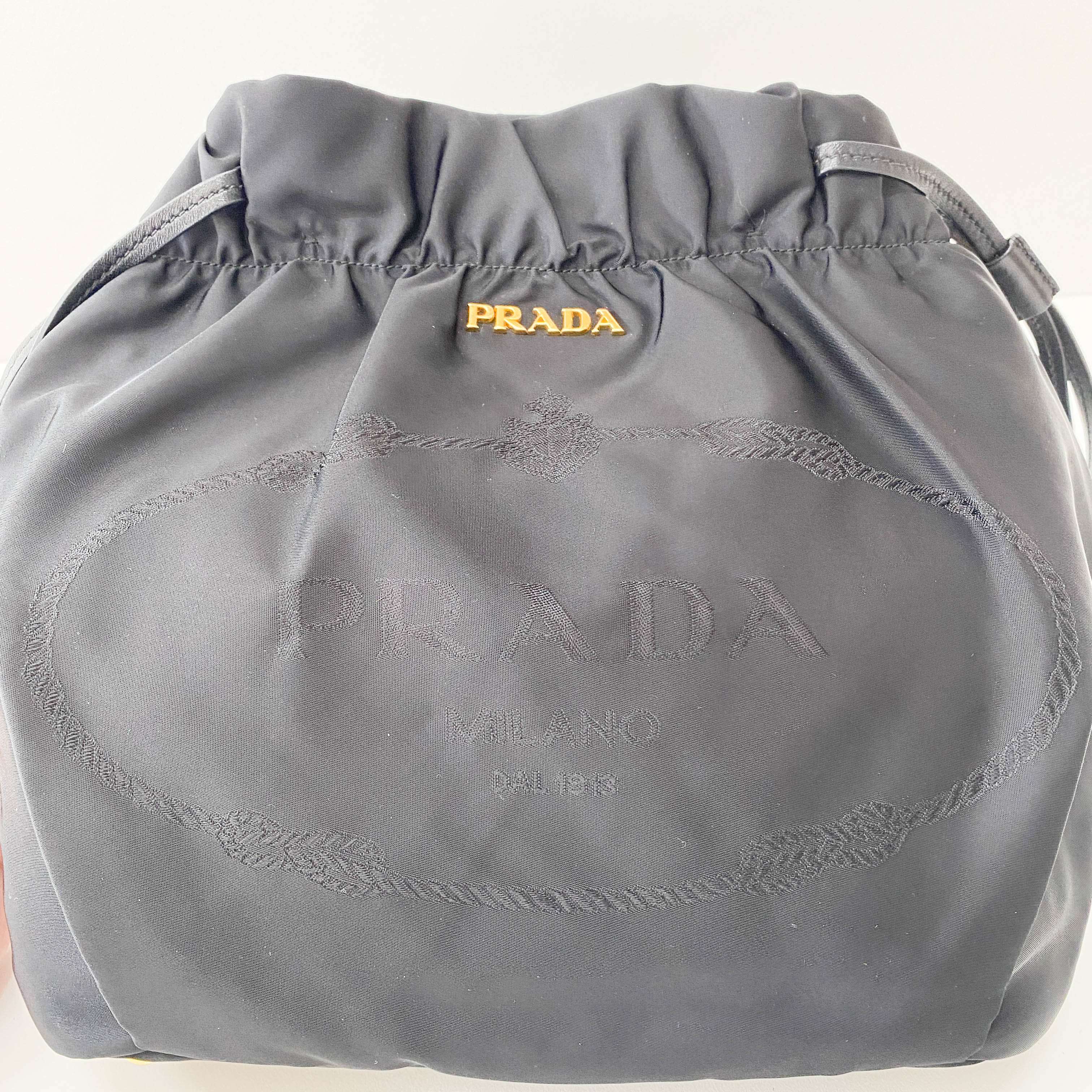 Black Nylon Shoulder Bag