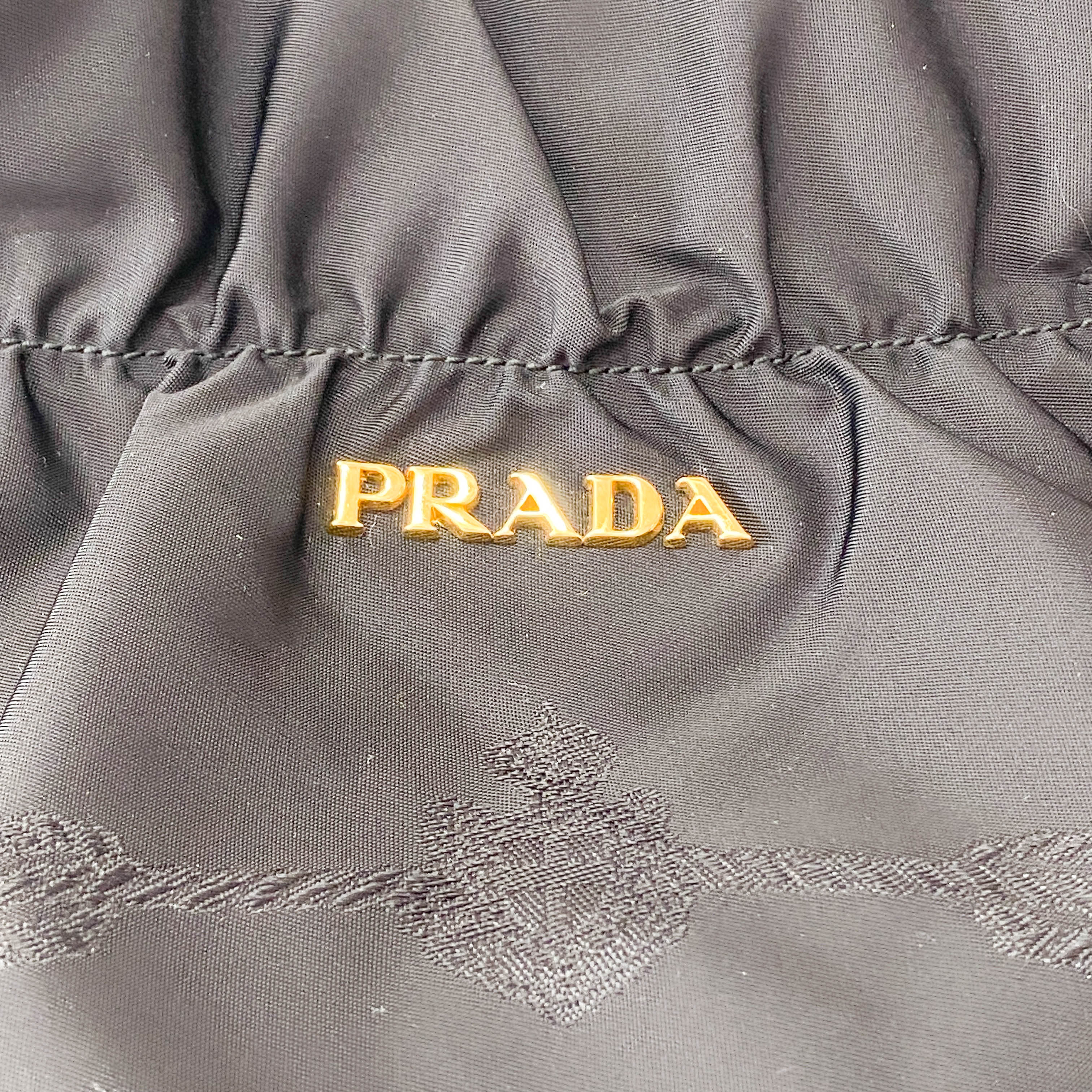 Black Nylon Shoulder Bag