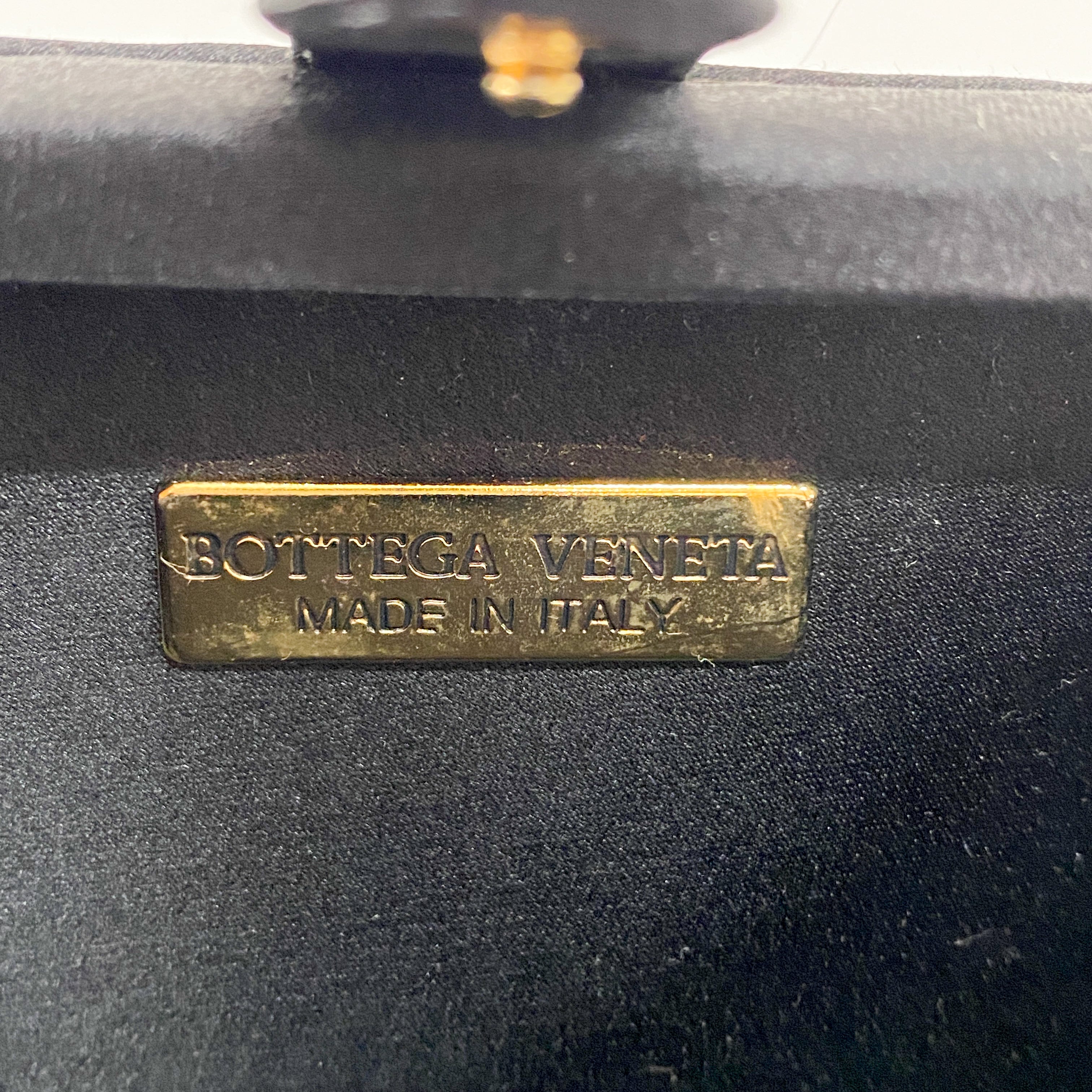 Intrecciatto Black Satin with Tassels