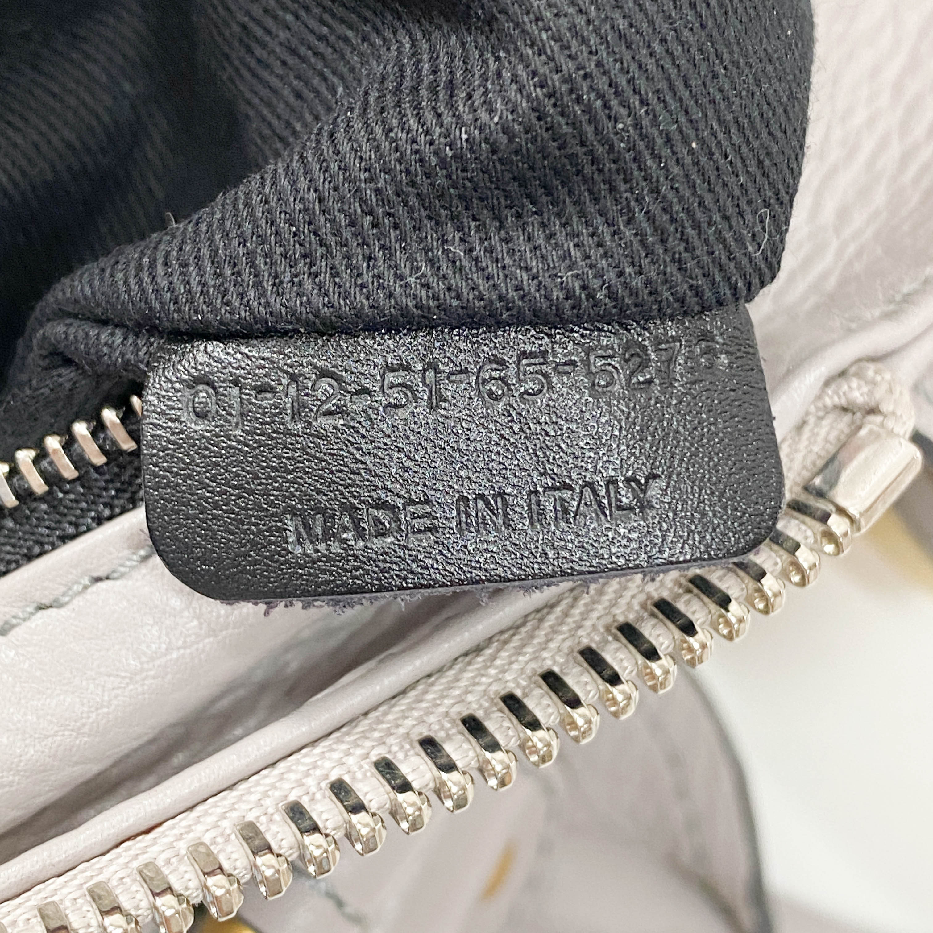 Paddington Grey Leather Shoulder Bag