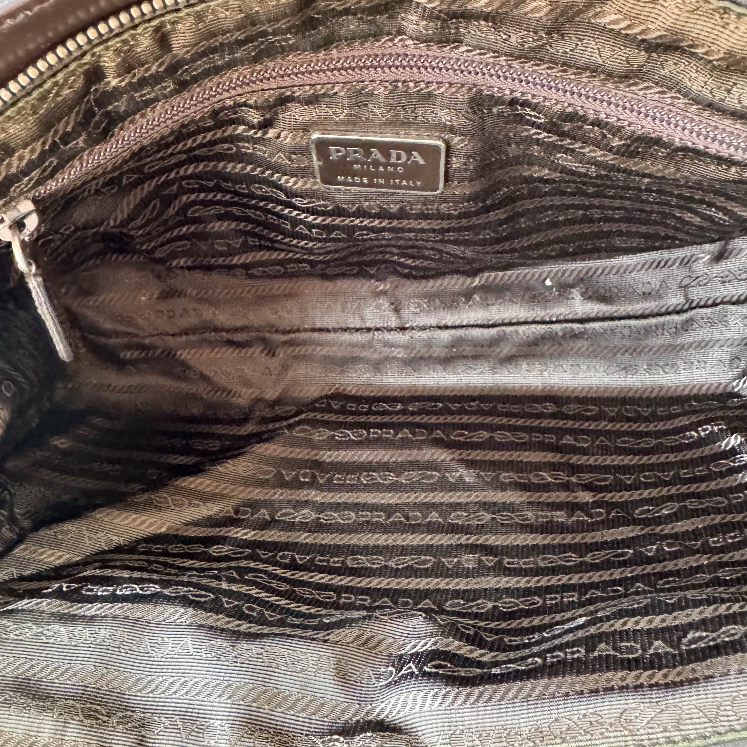 Vintage Brown Leather Shoulder Bag