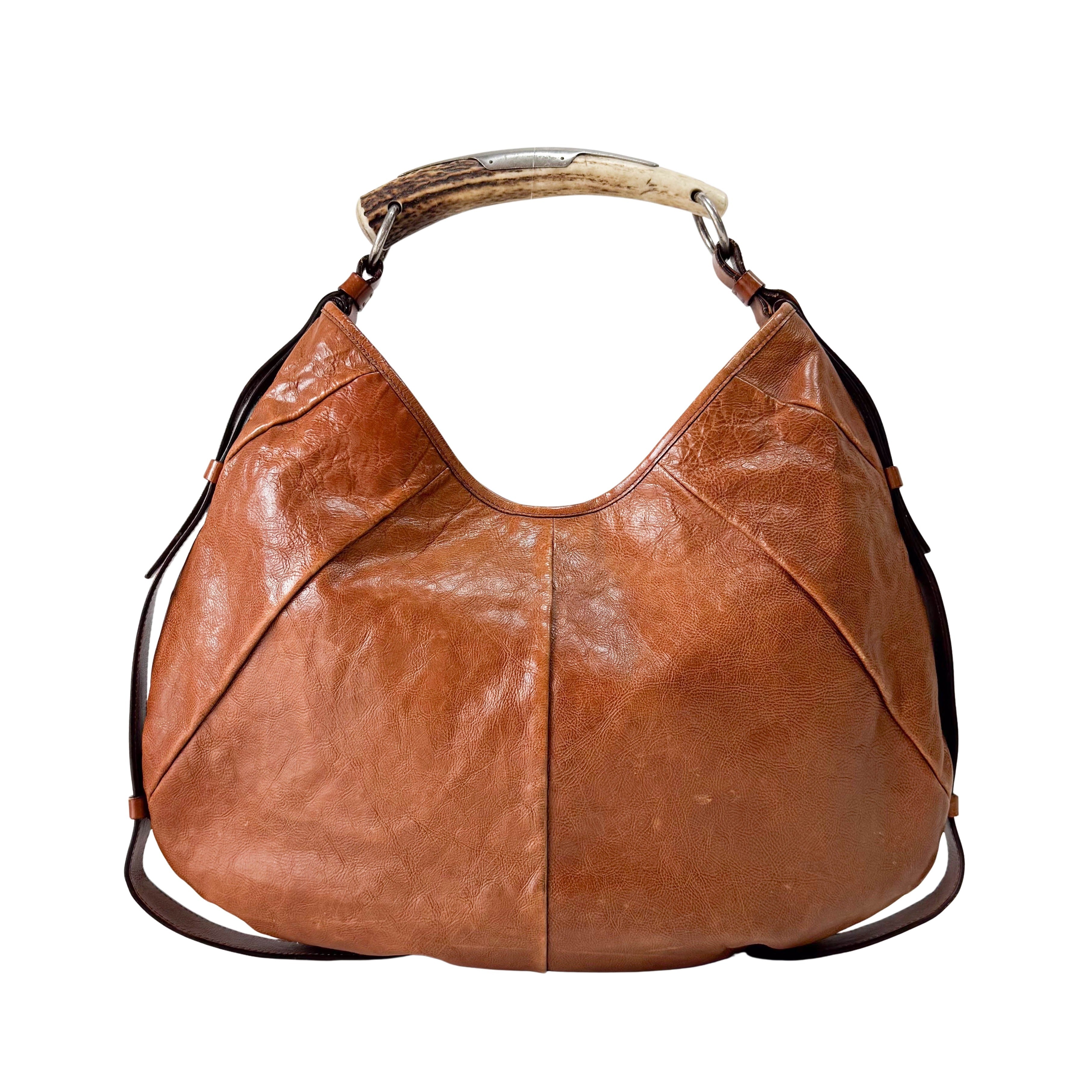 Mombasa Brown Leather Shoulder Bag