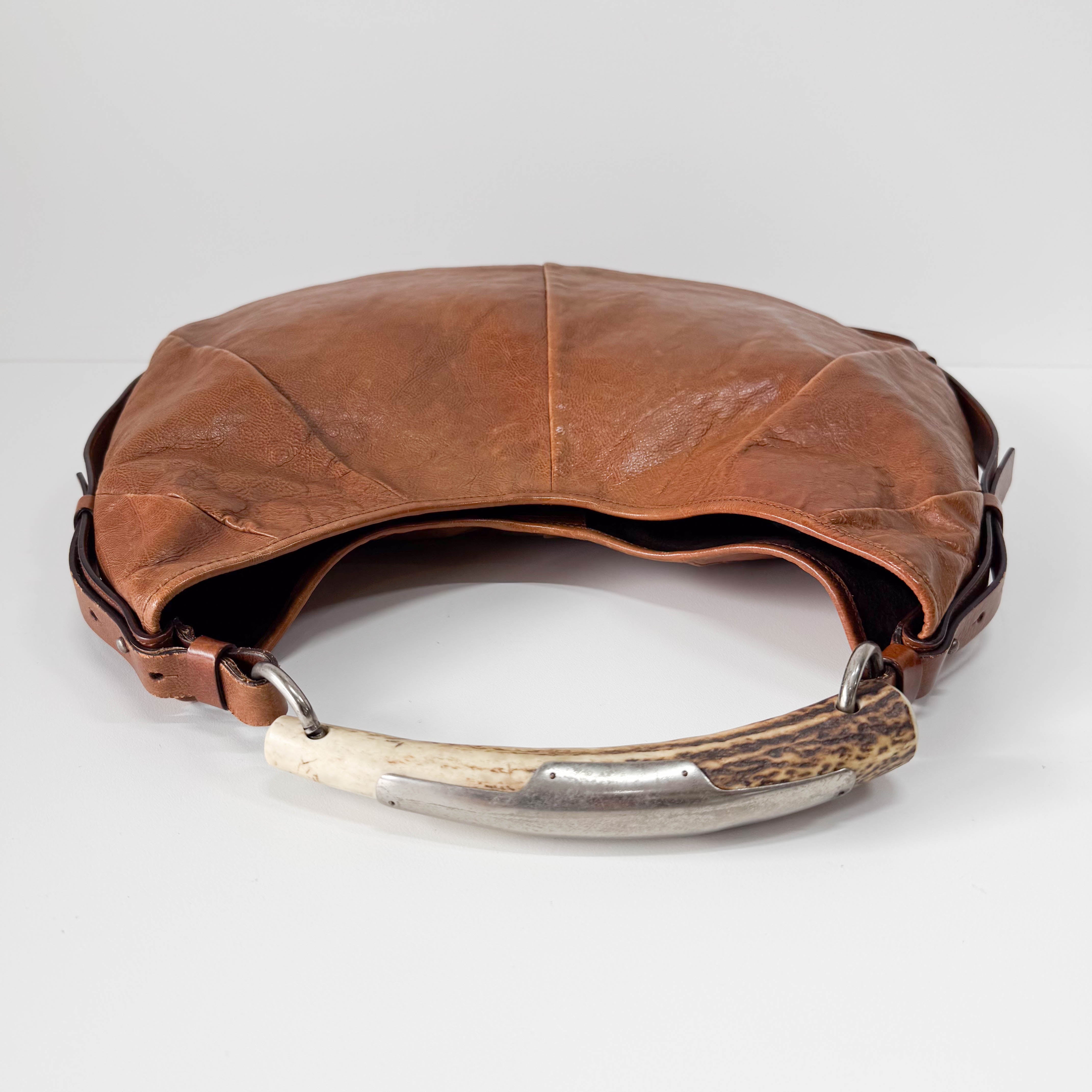 Mombasa Brown Leather Shoulder Bag