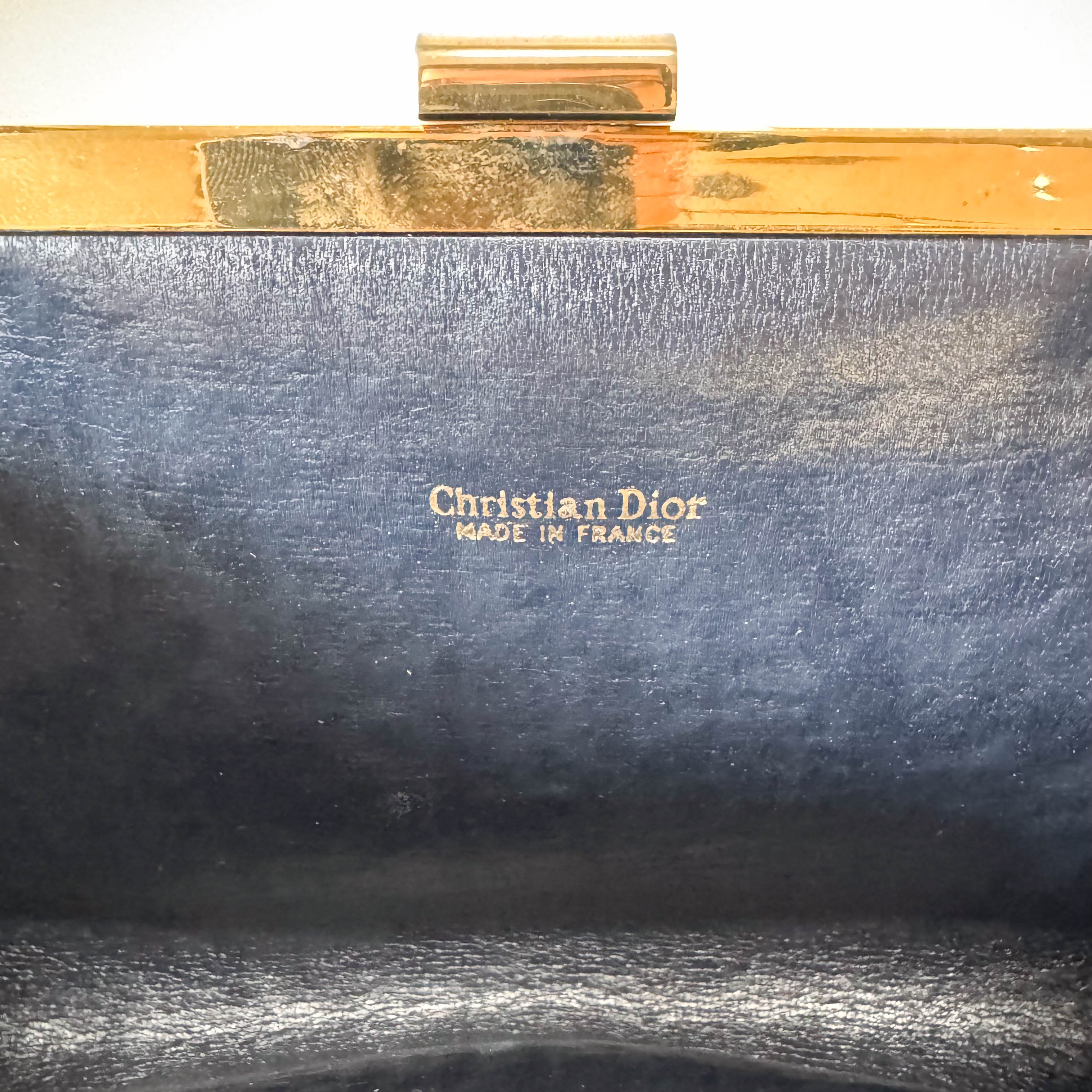 Trotter Brown Oblique Canvas Clutch Bag