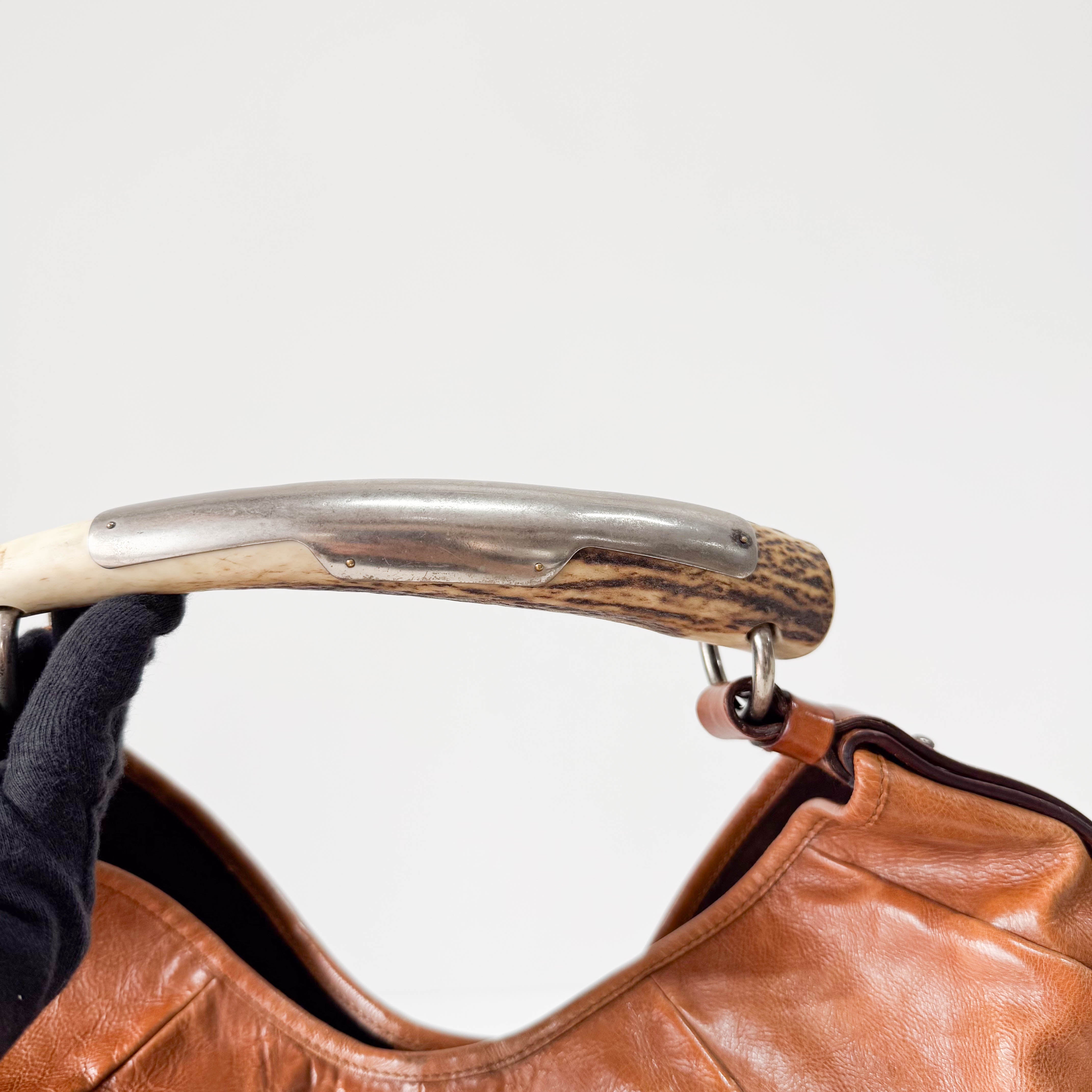 Mombasa Brown Leather Shoulder Bag