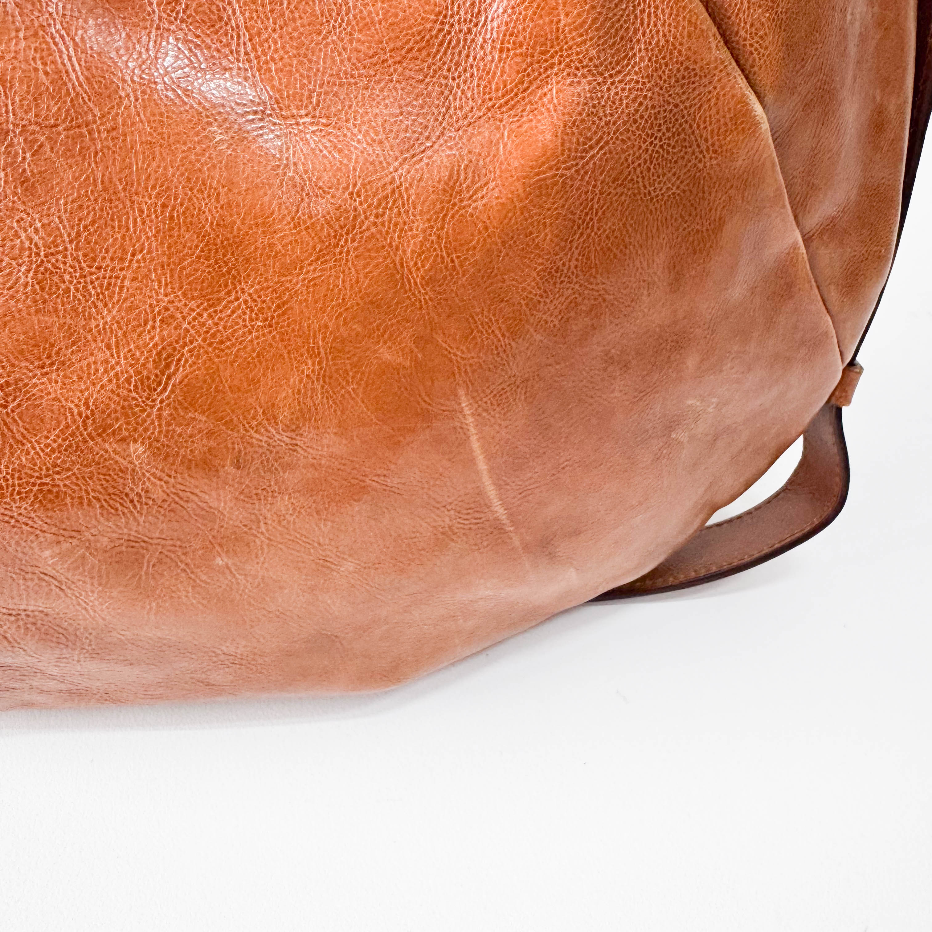 Mombasa Brown Leather Shoulder Bag