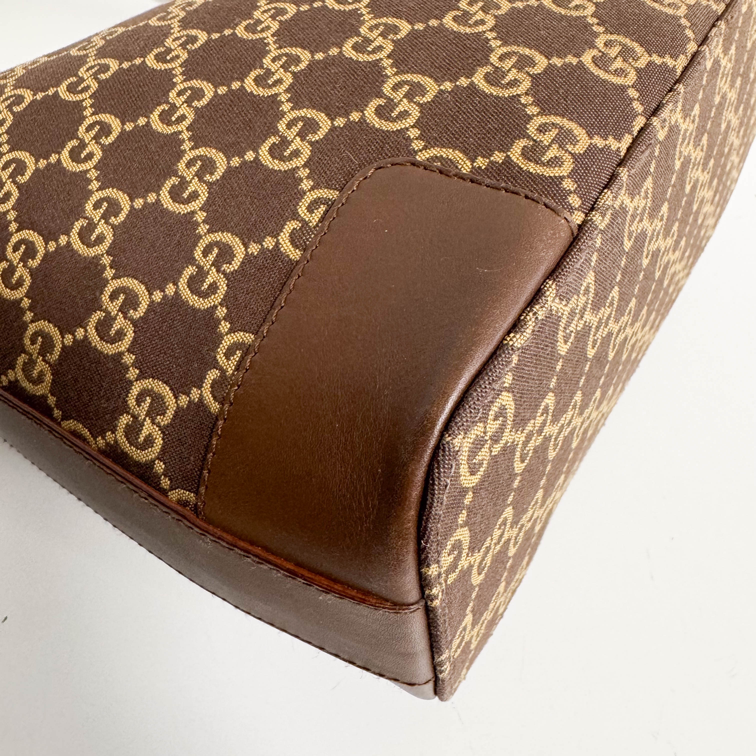 Brown GG Canvas Hobo Shoulder Bag