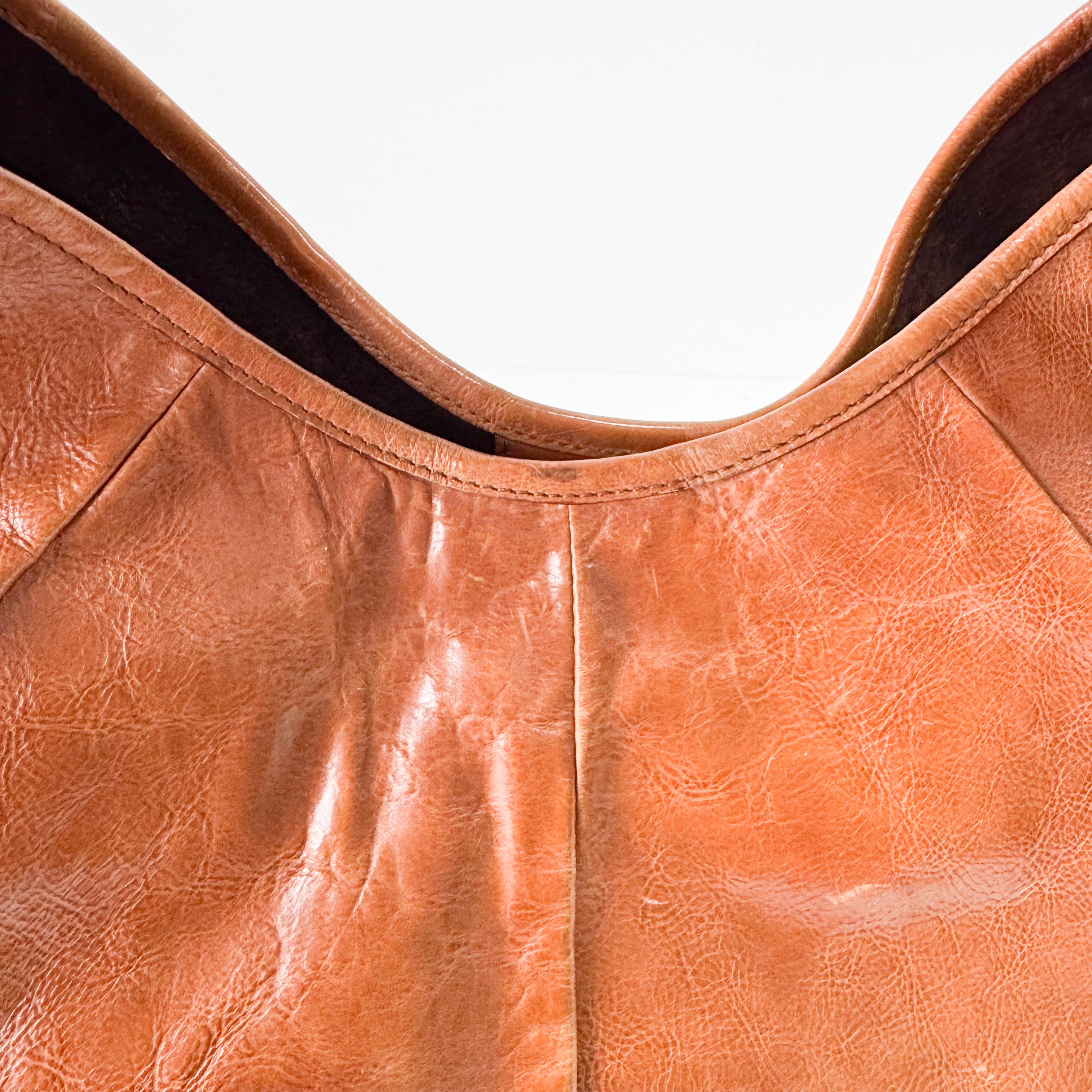 Mombasa Brown Leather Shoulder Bag