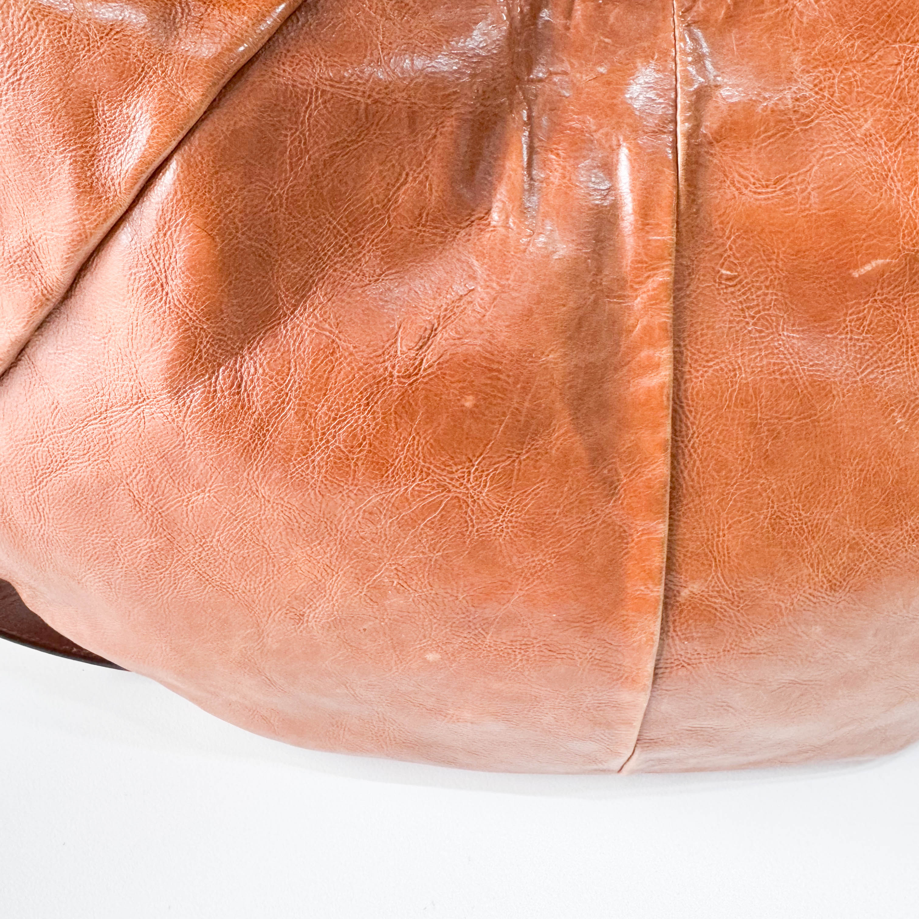 Mombasa Brown Leather Shoulder Bag