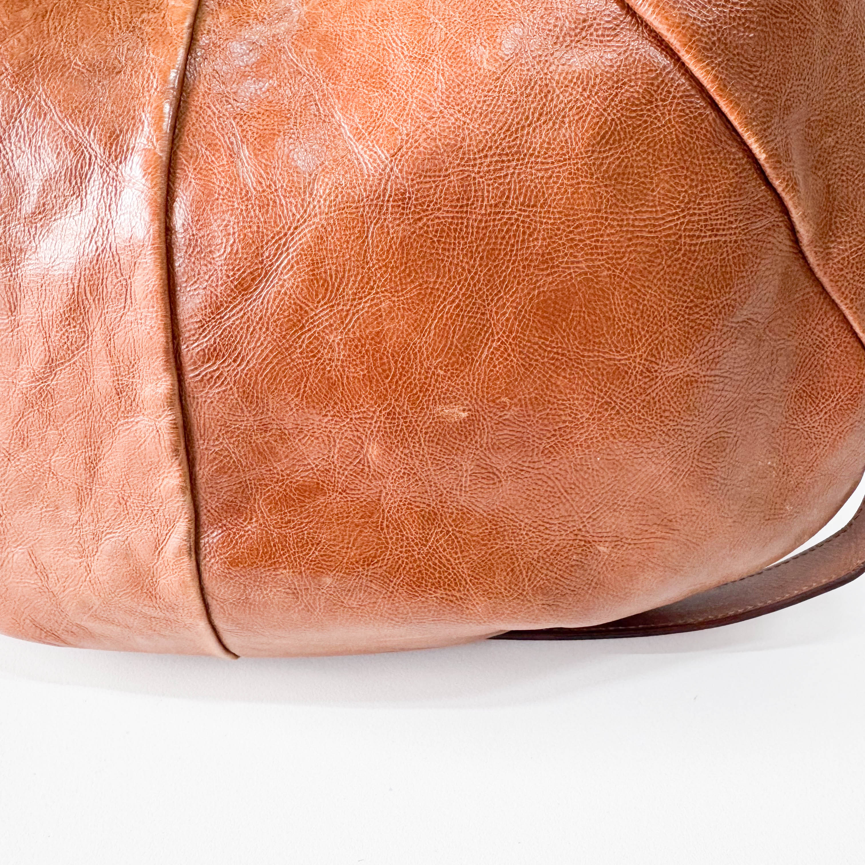 Mombasa Brown Leather Shoulder Bag