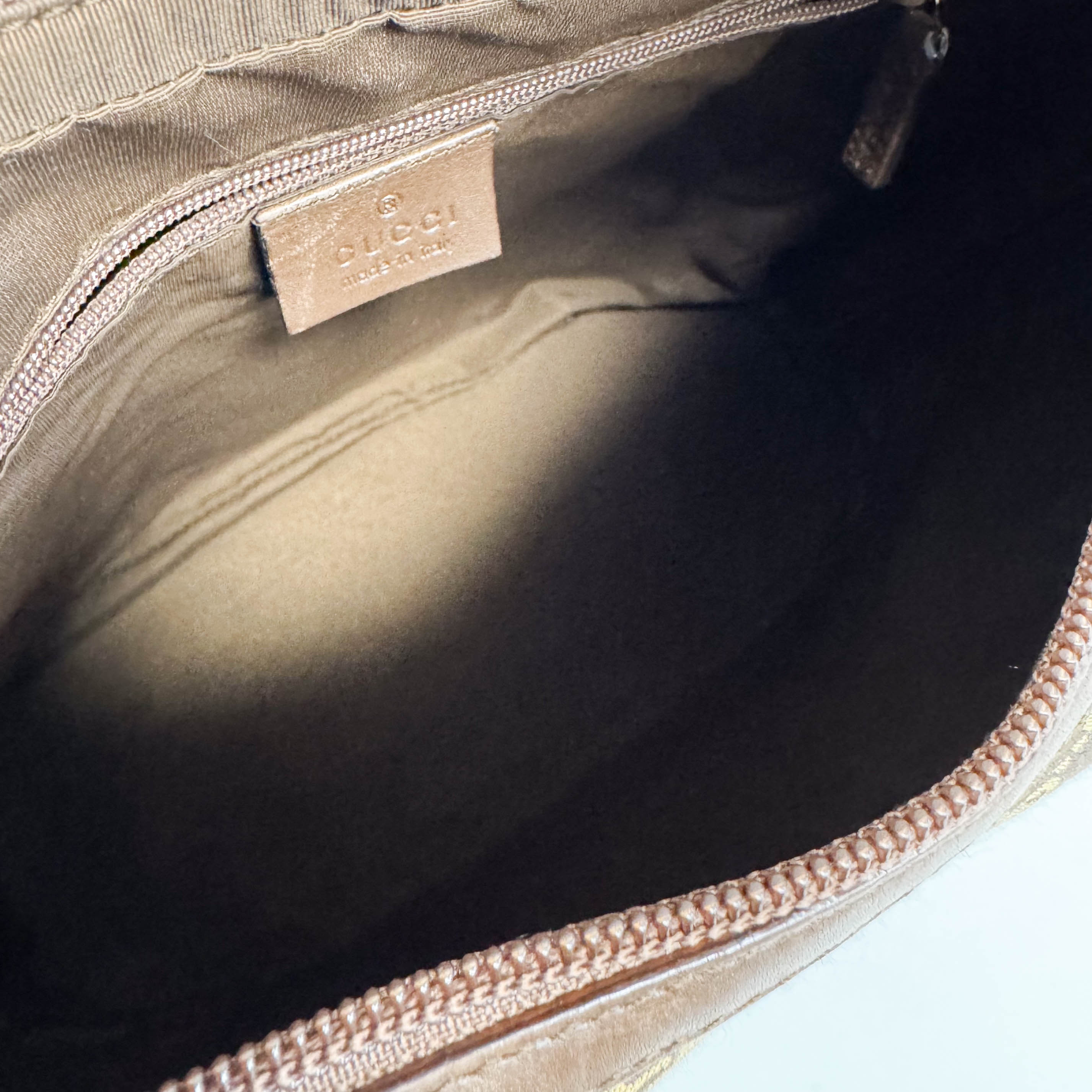 Brown GG Canvas Hobo Shoulder Bag