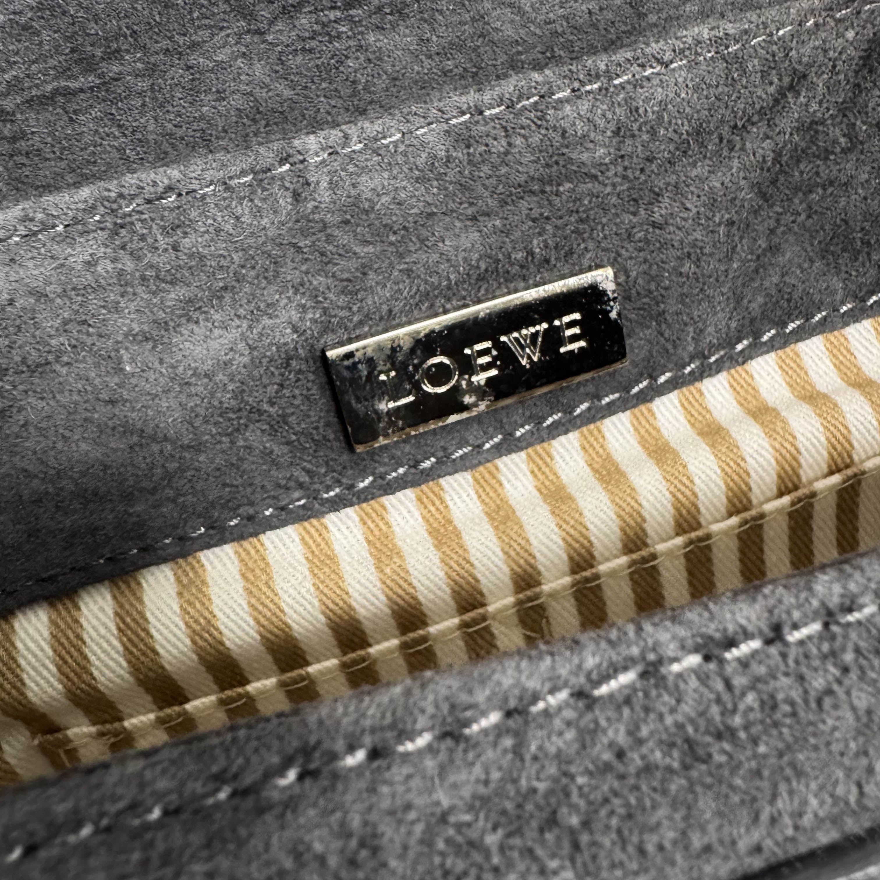 Suede Grey Mini Shoulder Bag