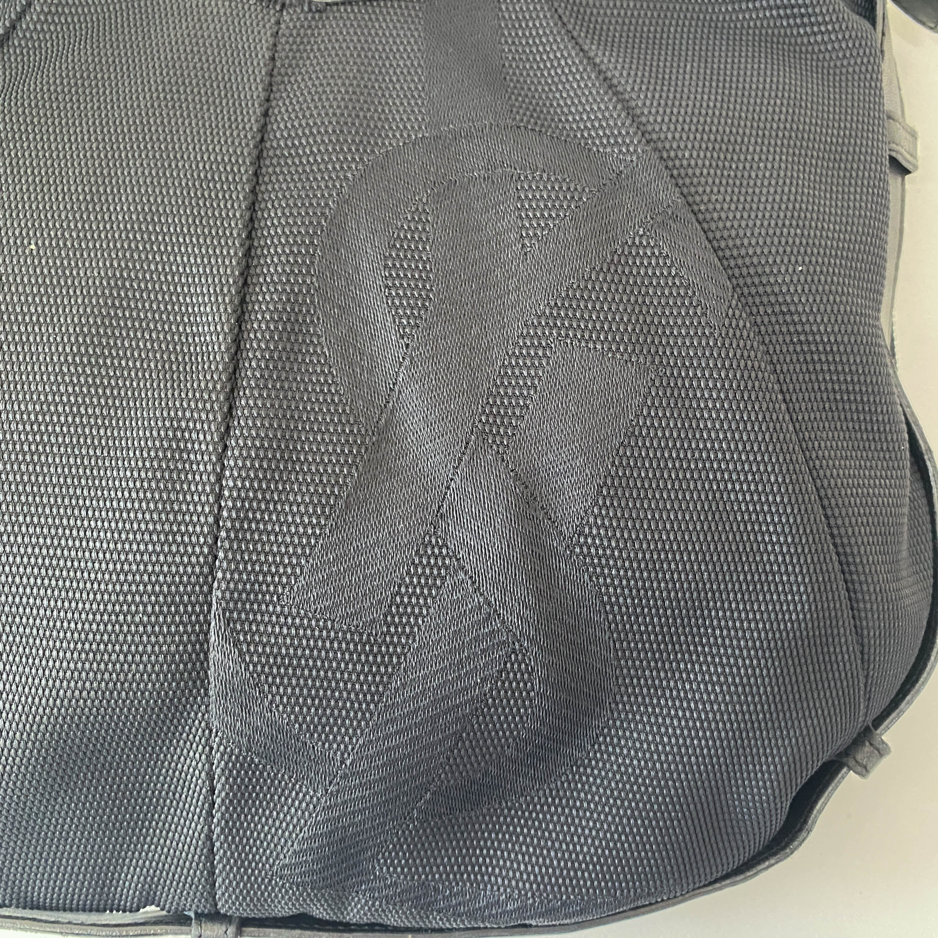 Mombasa Black Coated Canvas Shoulder Bag