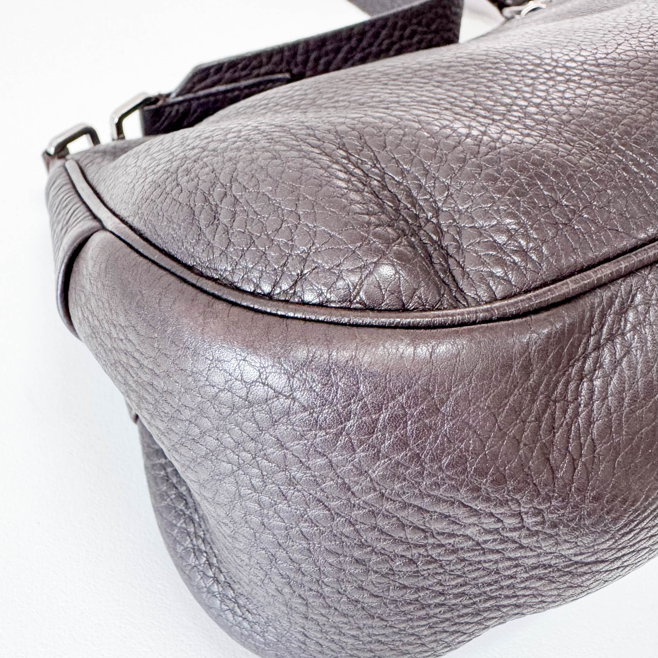 Brown Leather Shoulder Bag