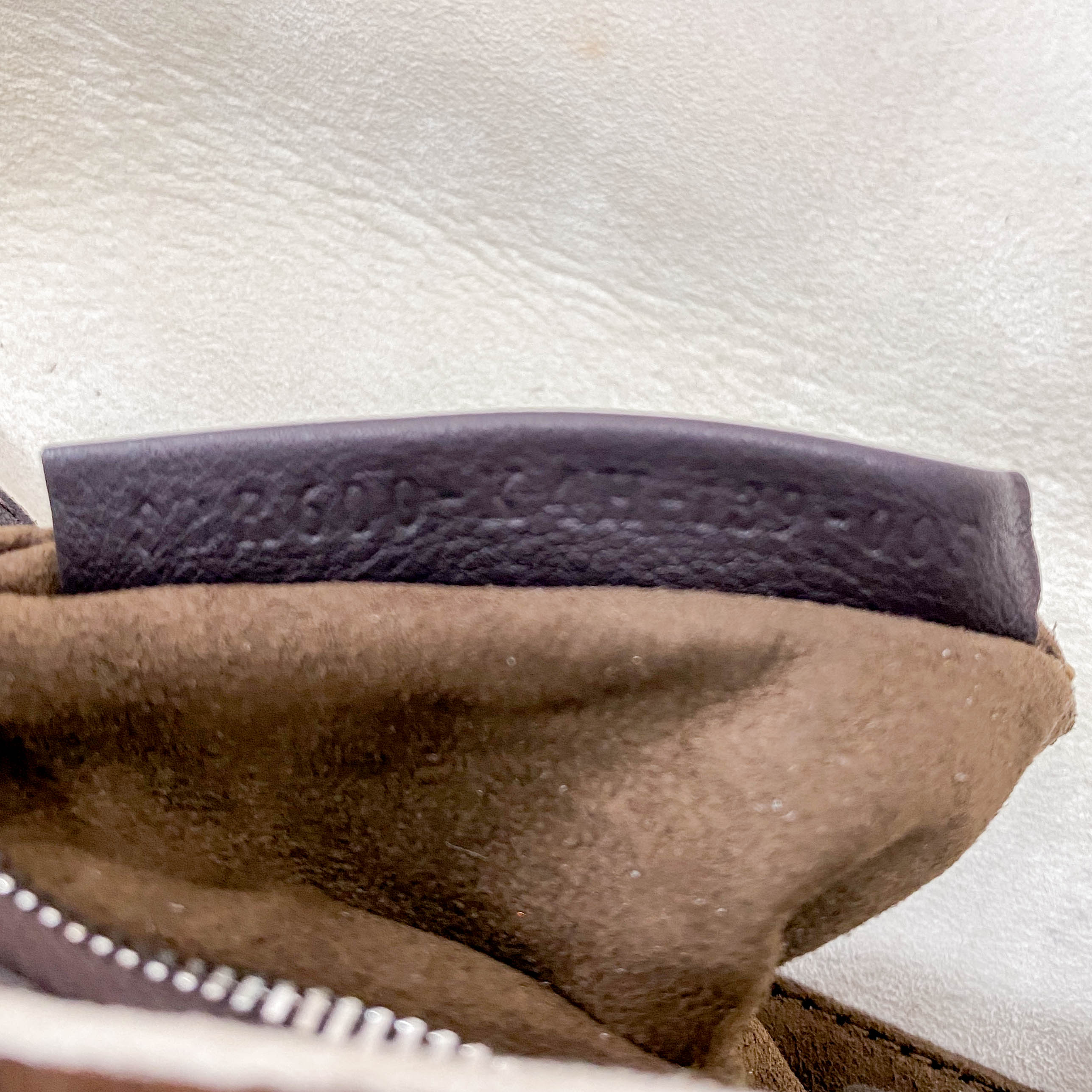 Baguette Brown & White Pony Hair Animal Print Shoulder Bag