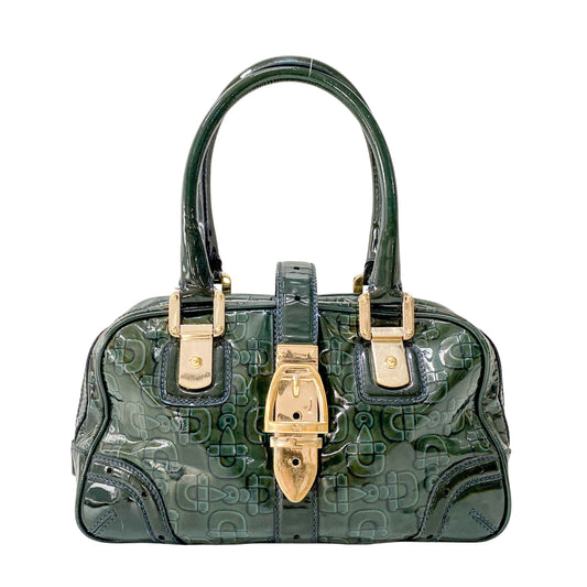 Green Leather Vintage Handbag