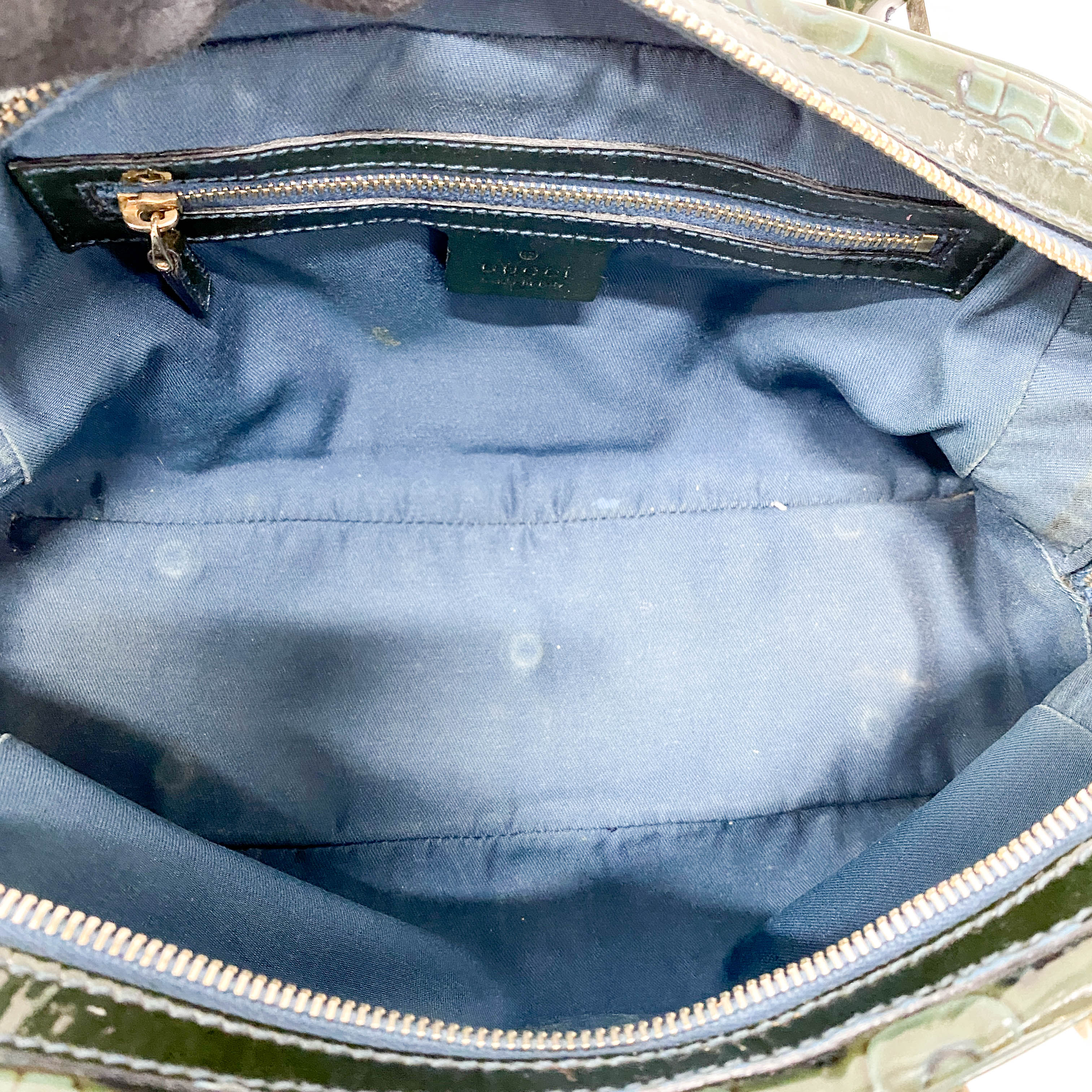 Green Leather Vintage Handbag