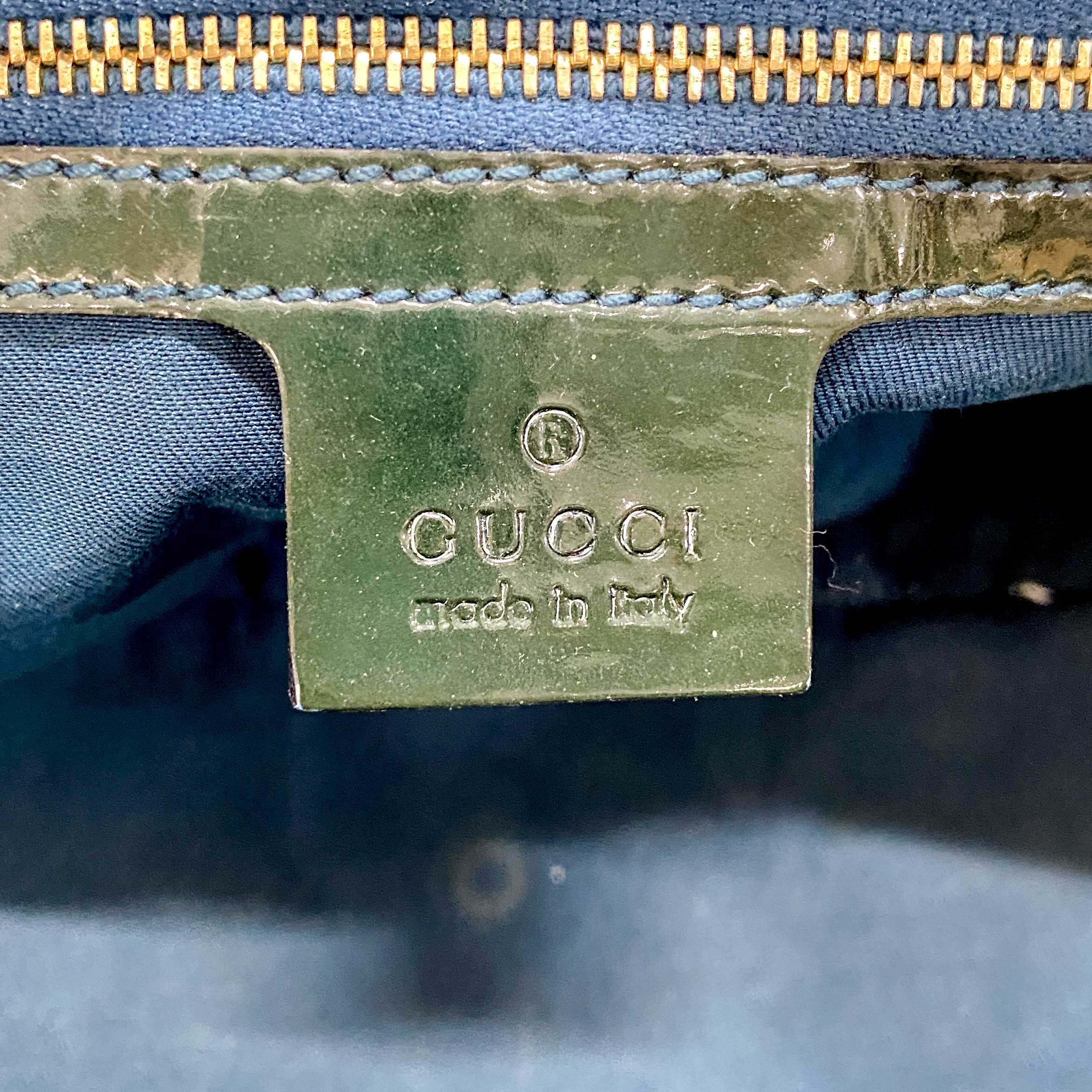 Green Leather Vintage Handbag