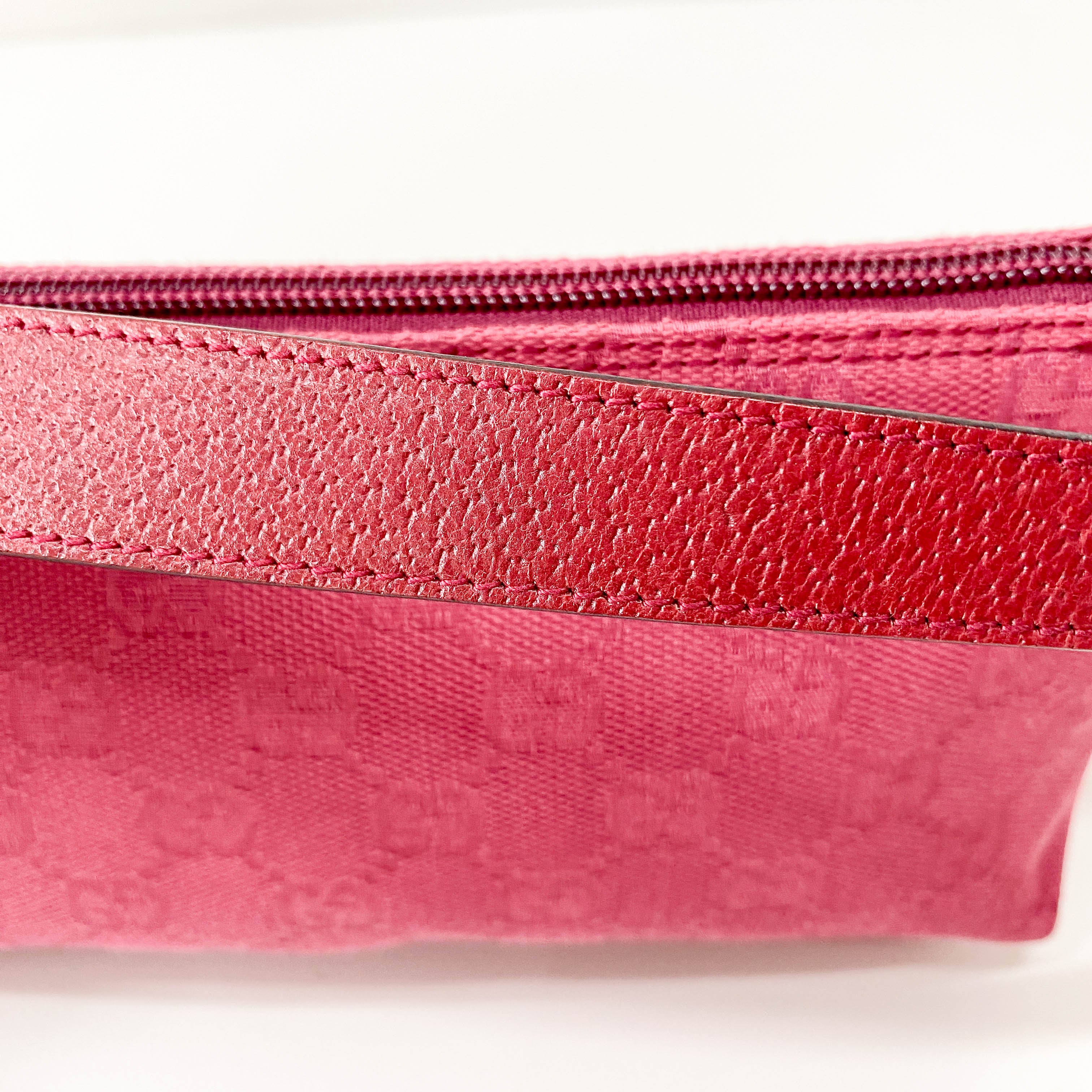 Pink Canvas Pouch Mini Handbag