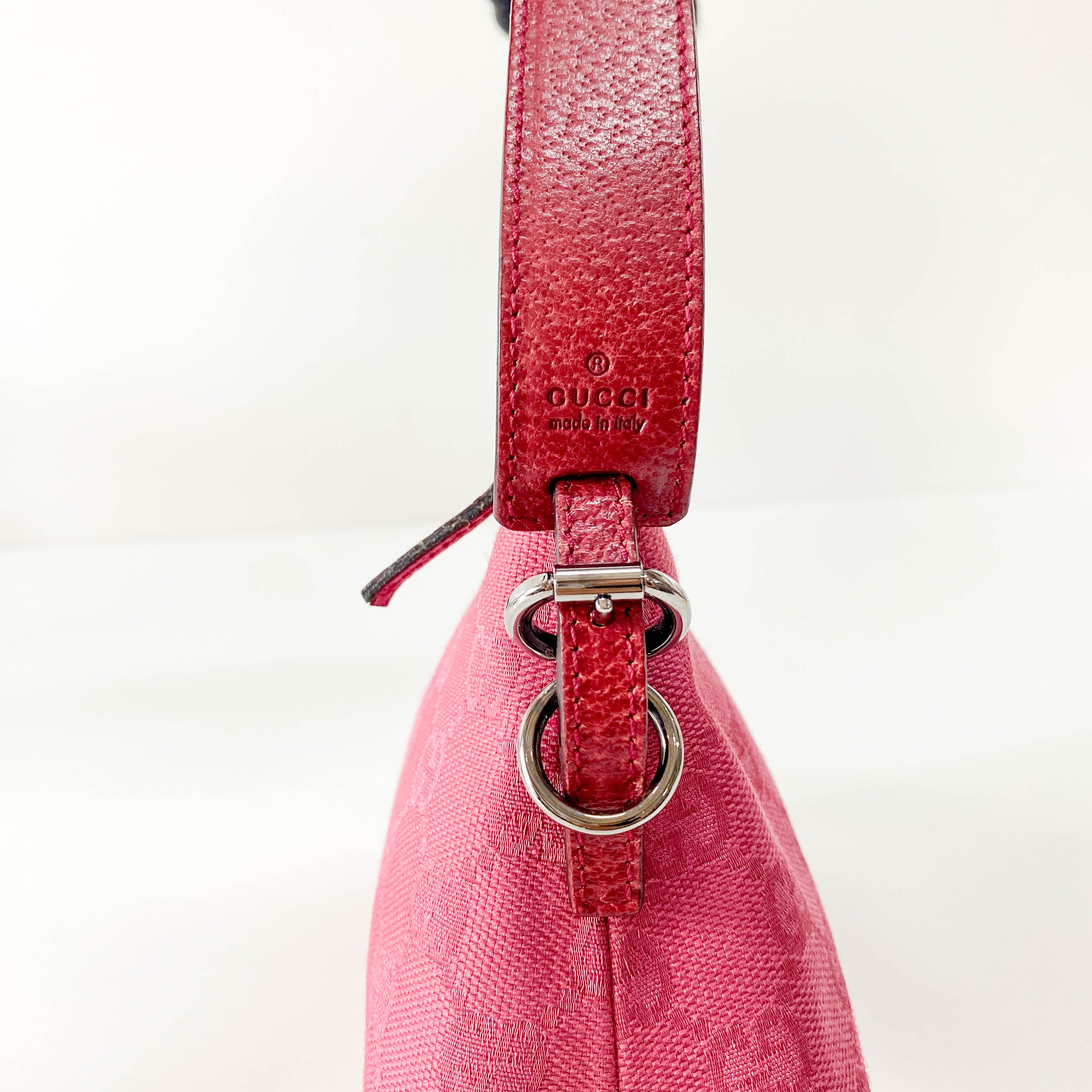 Pink Canvas Pouch Mini Handbag