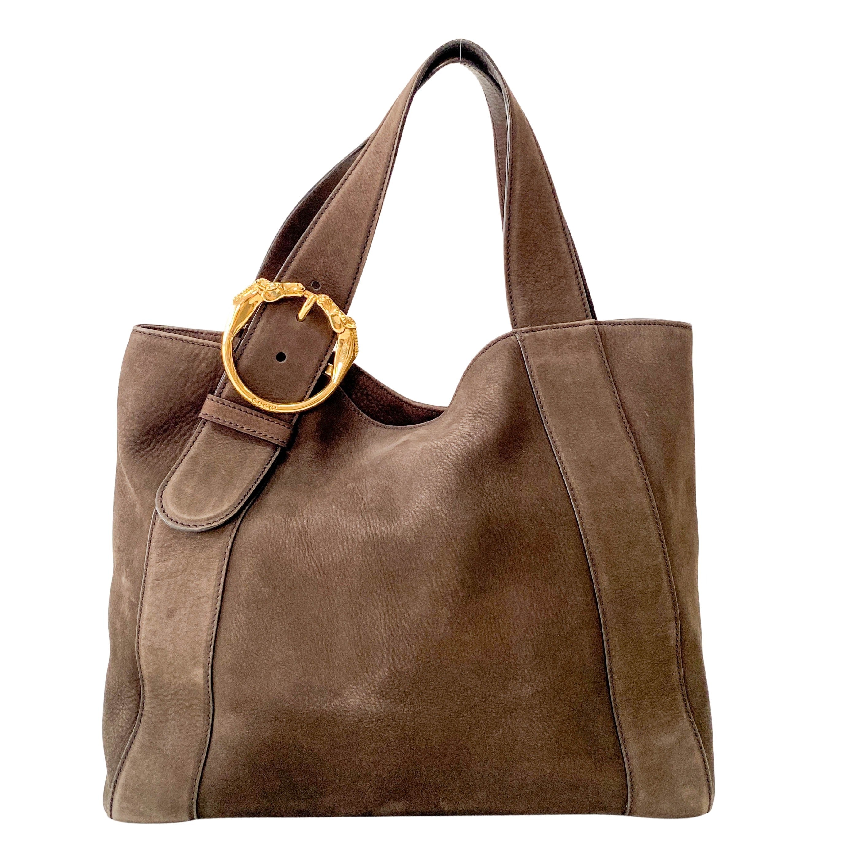 Brown Leather Shoulder Bag