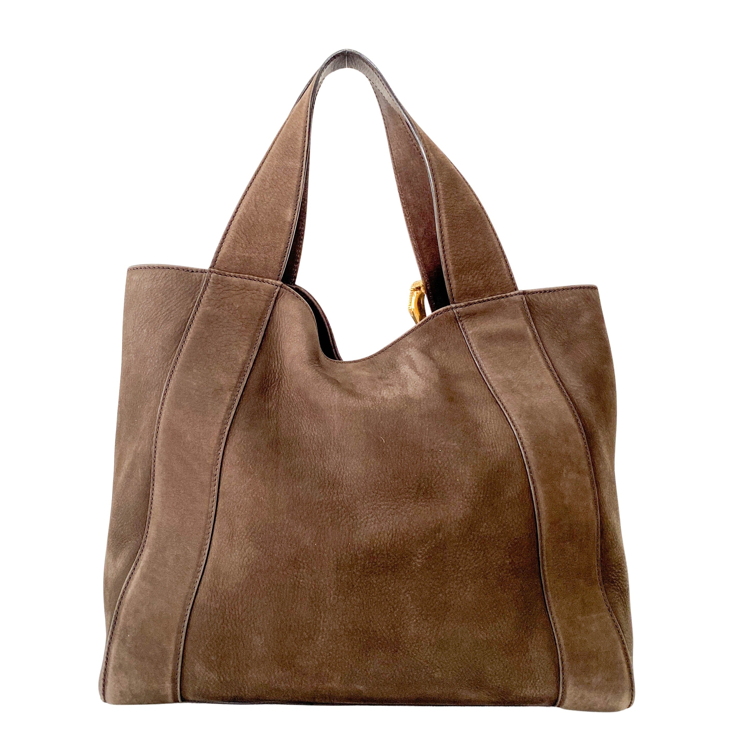 Brown Leather Shoulder Bag