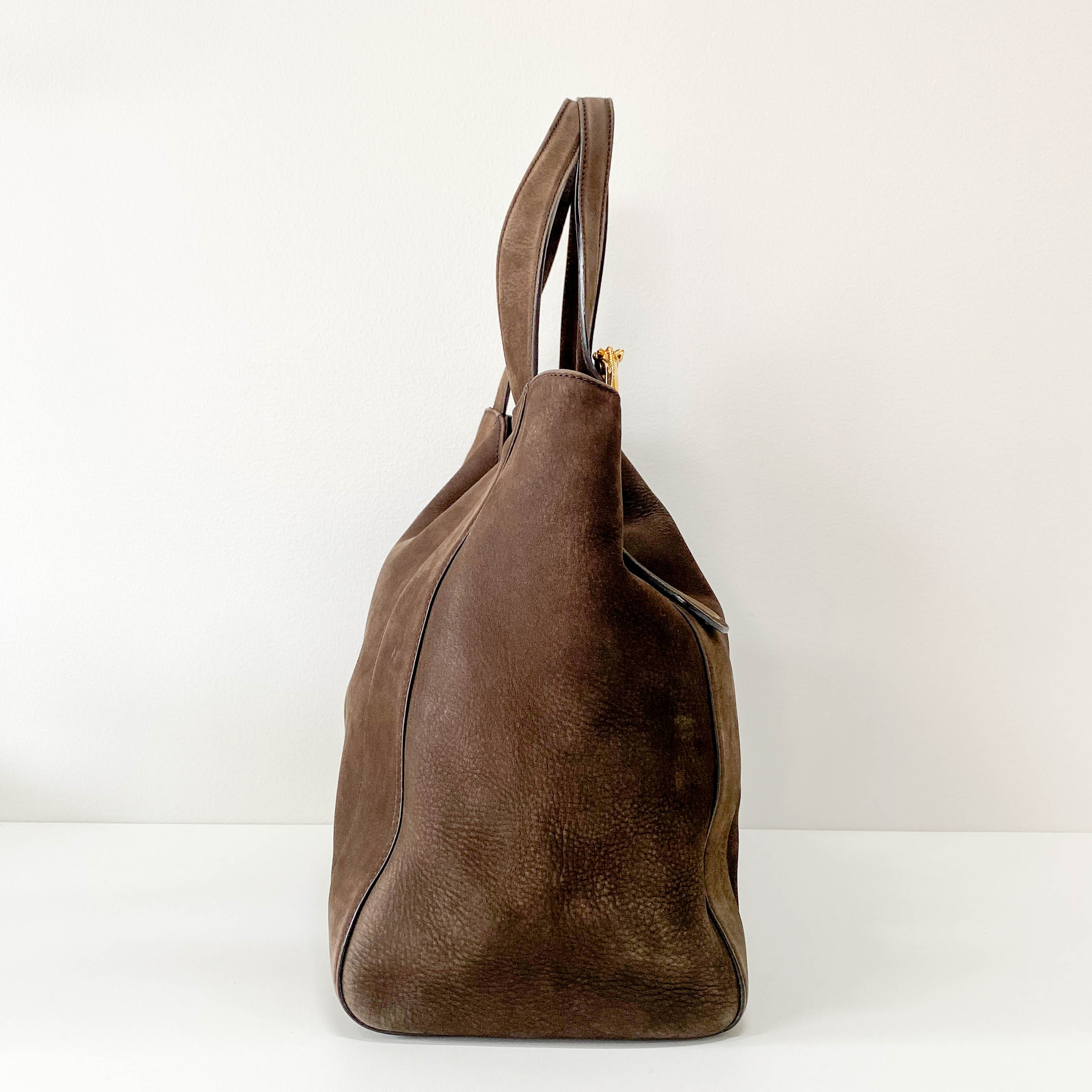 Brown Leather Shoulder Bag