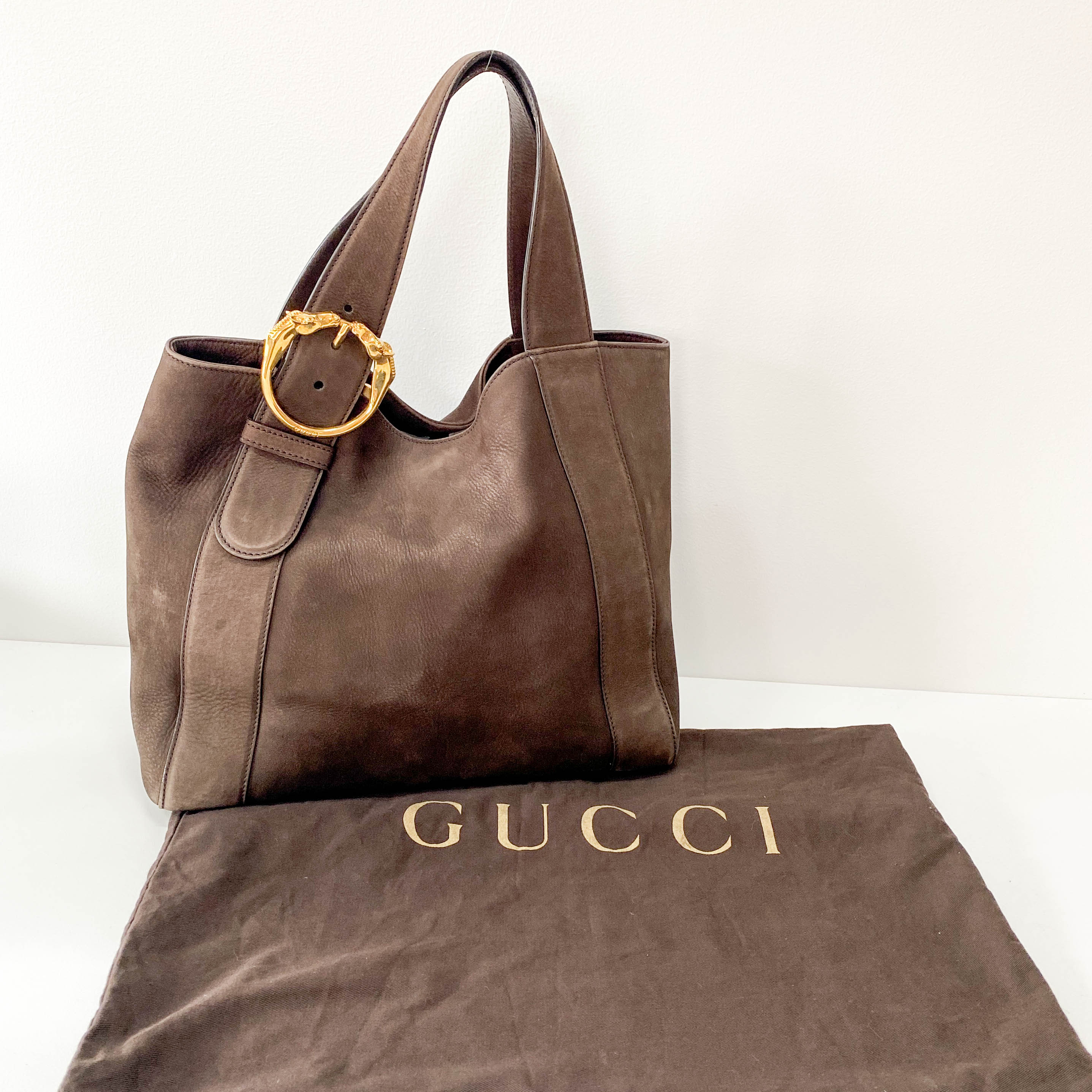 Brown Leather Shoulder Bag