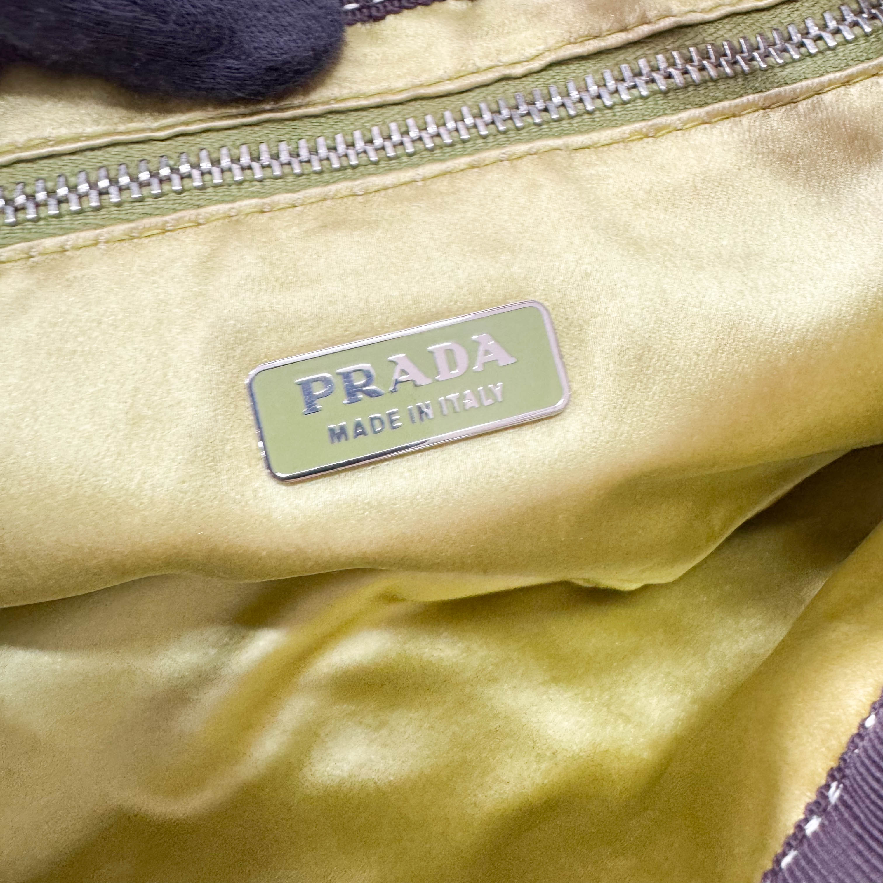 Satin Green Hobo Shoulder Bag