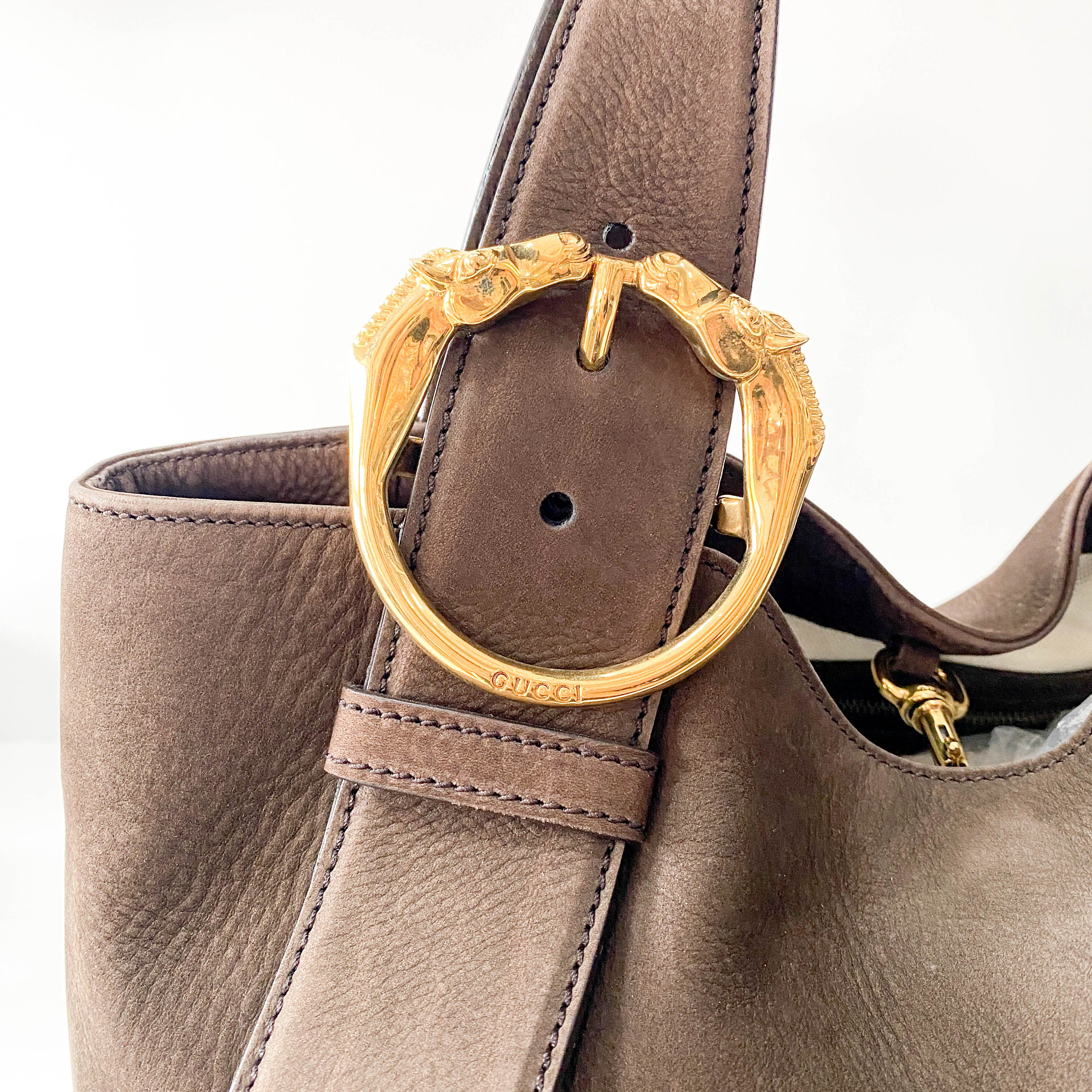 Brown Leather Shoulder Bag