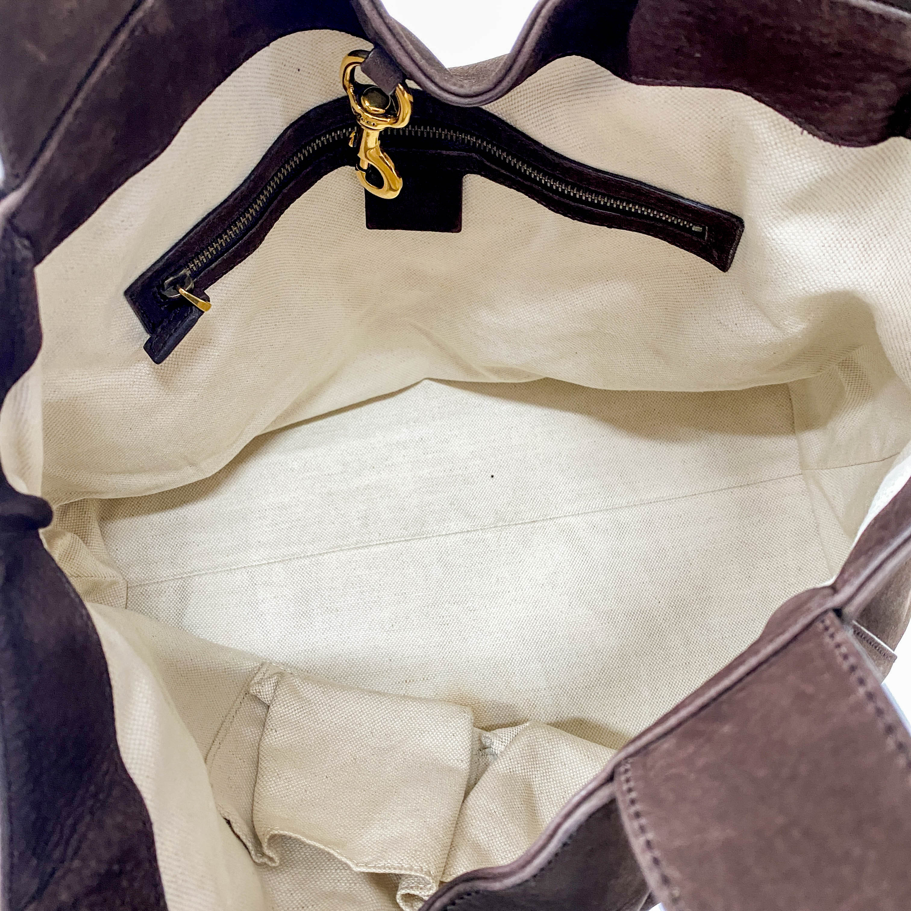 Brown Leather Shoulder Bag