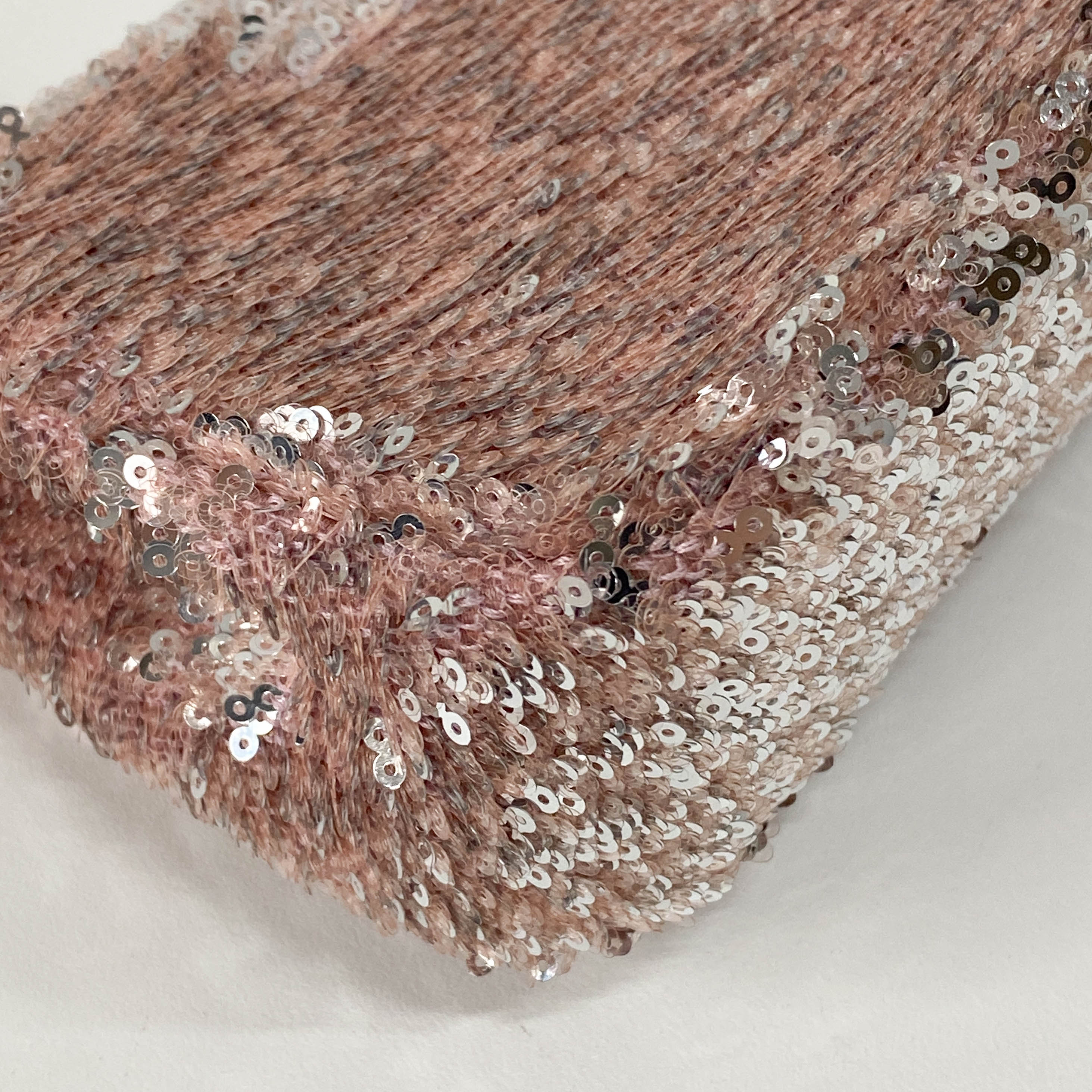 Timeless Classic Mini Pink Sequin Shoulder Bag