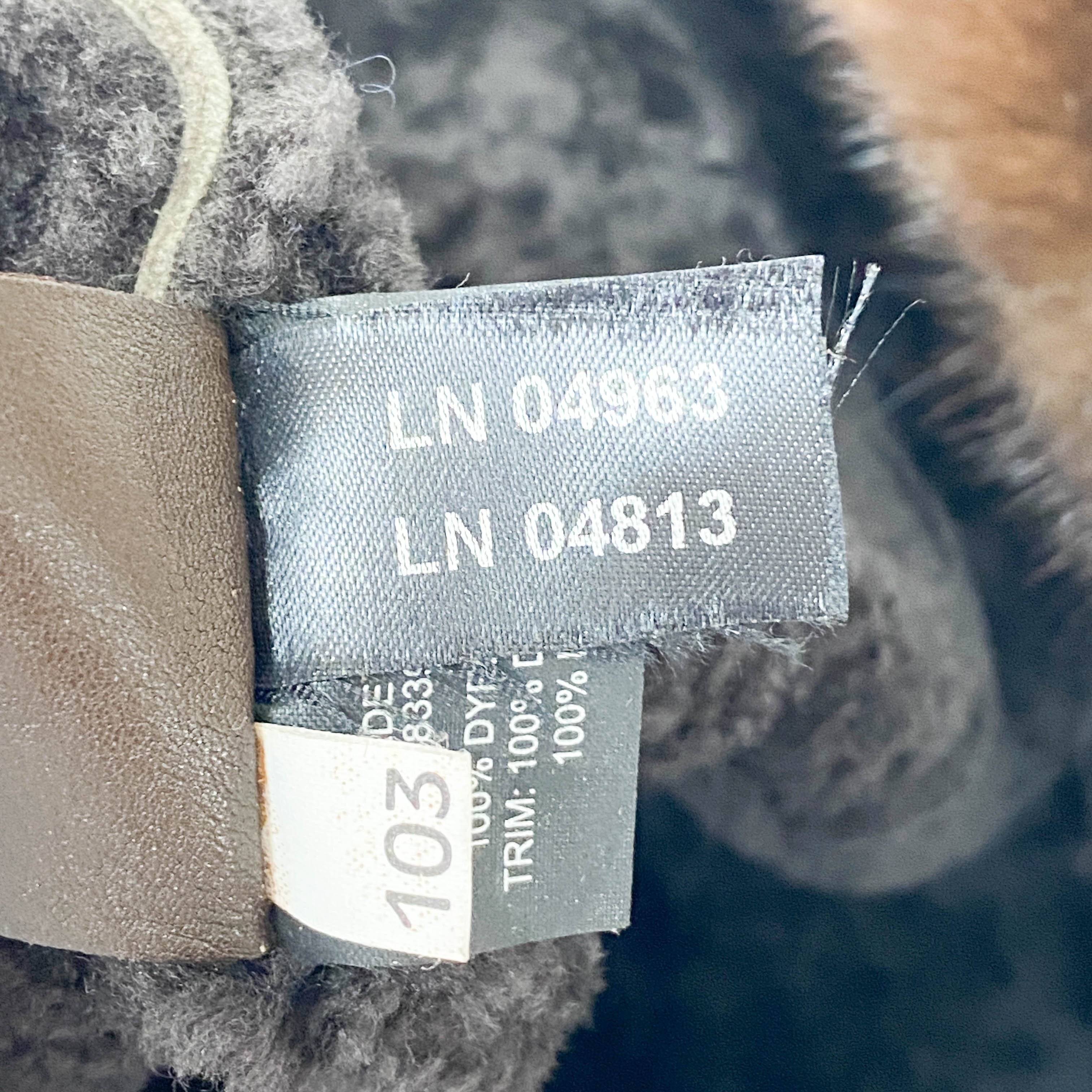 Brown Suede and Fur Shoulder Bag