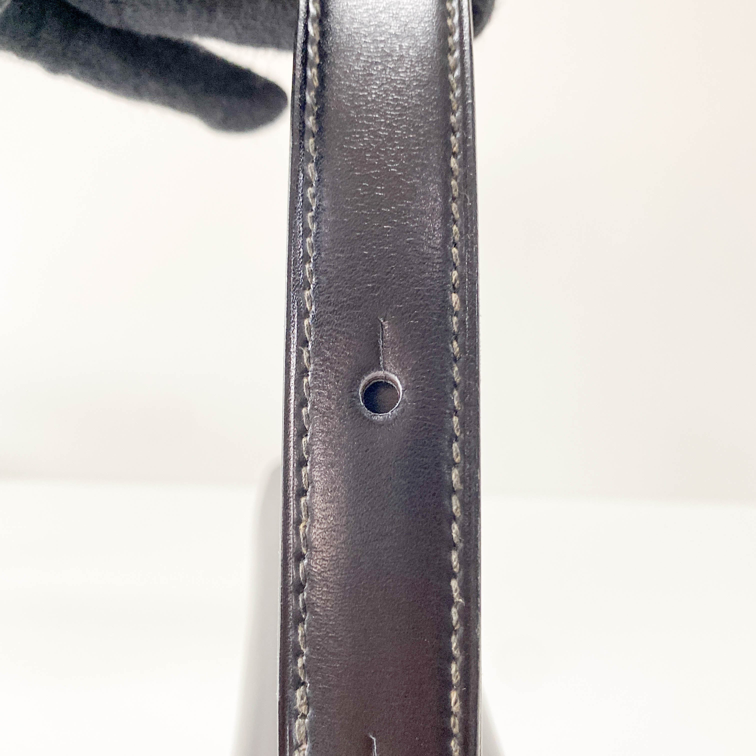 Black Leather Shoulder Bag