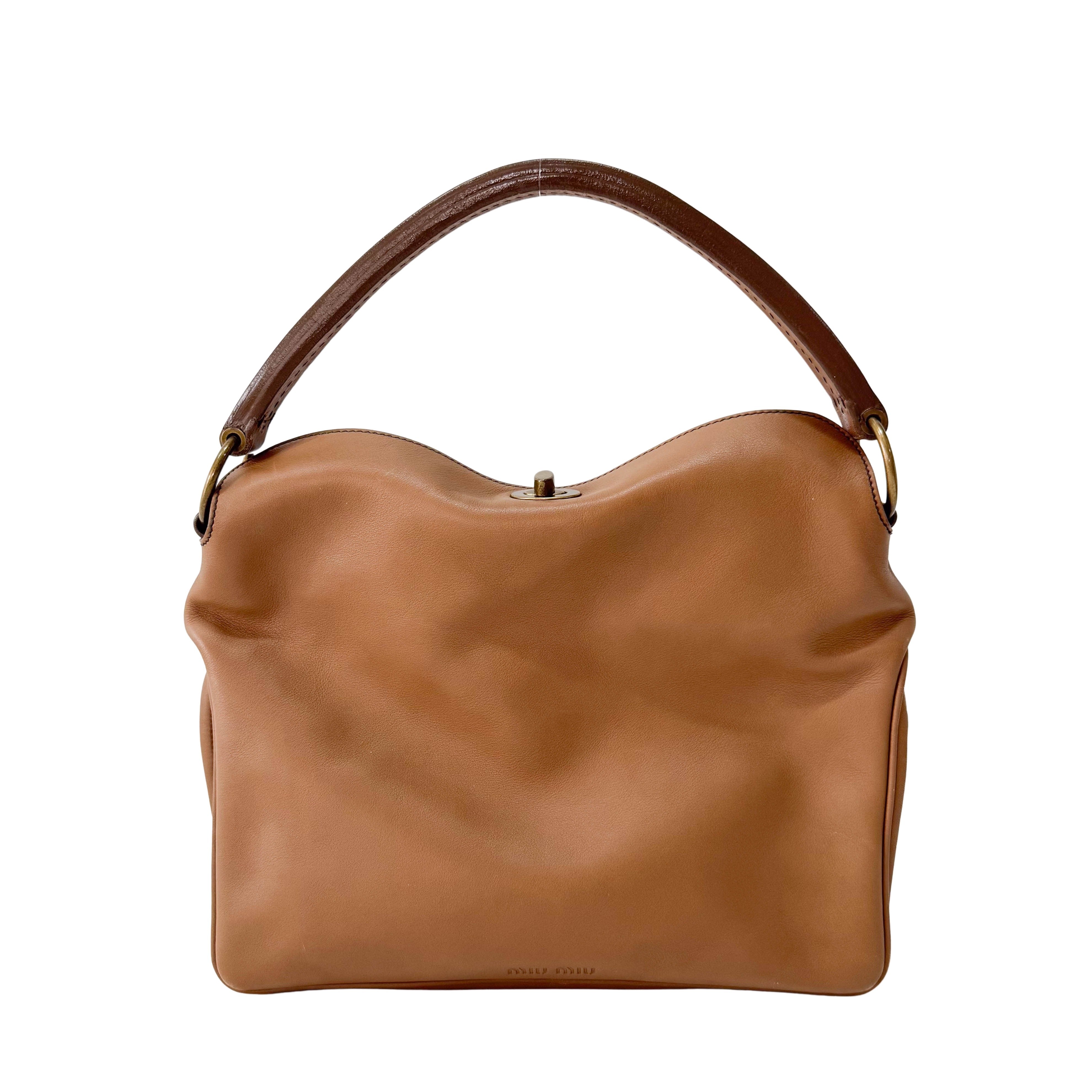Archive Brown Leather Shoulder Bag