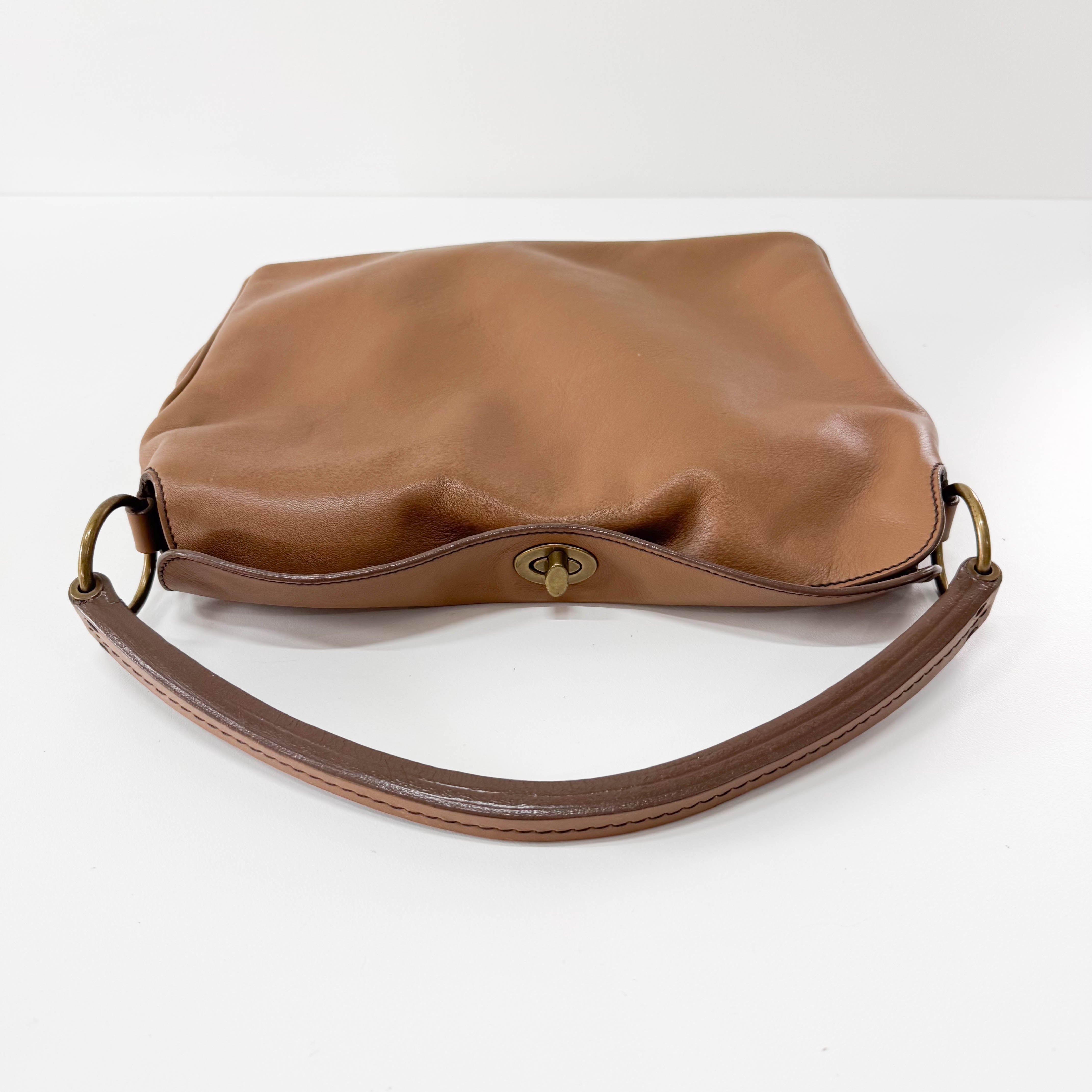 Archive Brown Leather Shoulder Bag