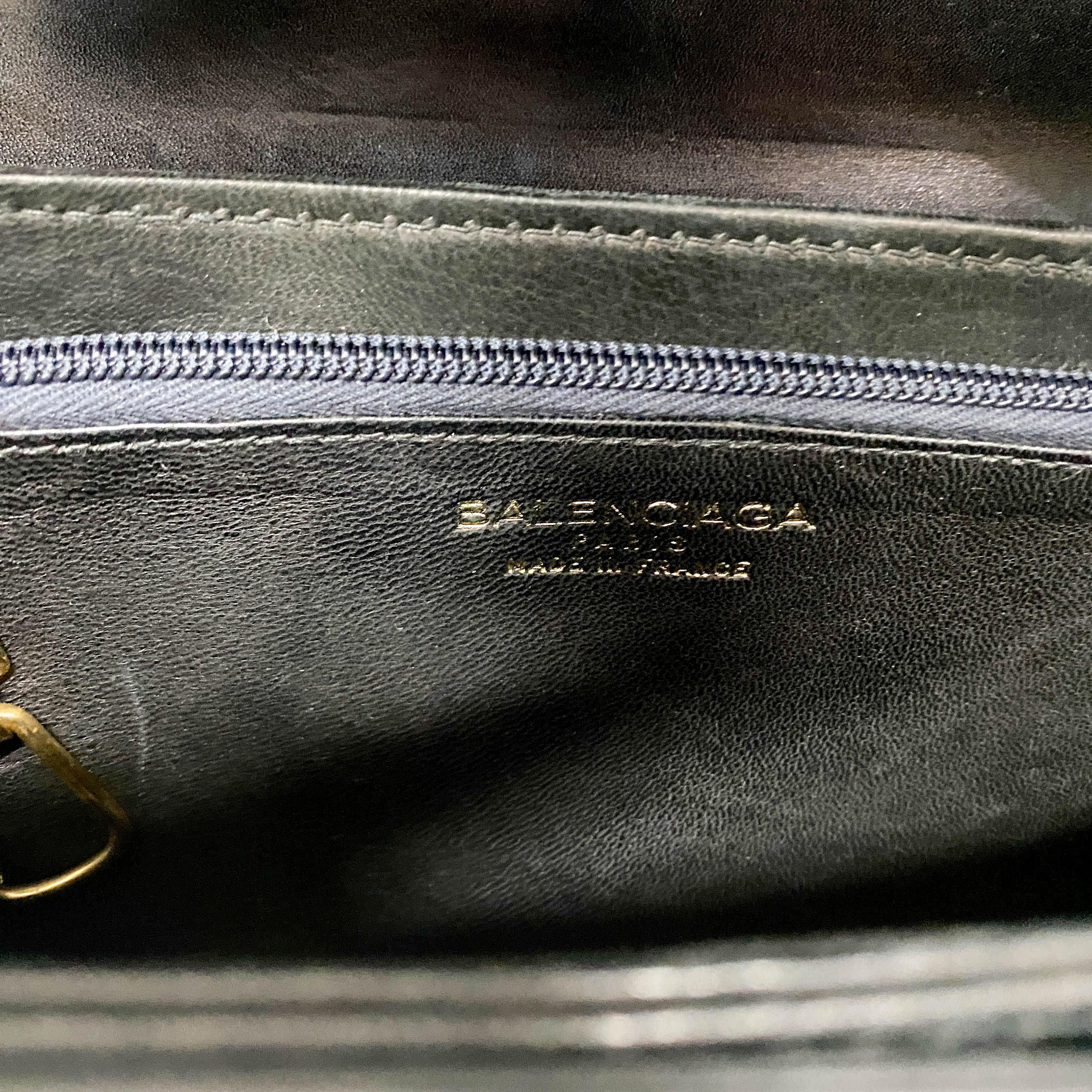 Black Leather Shoulder Bag